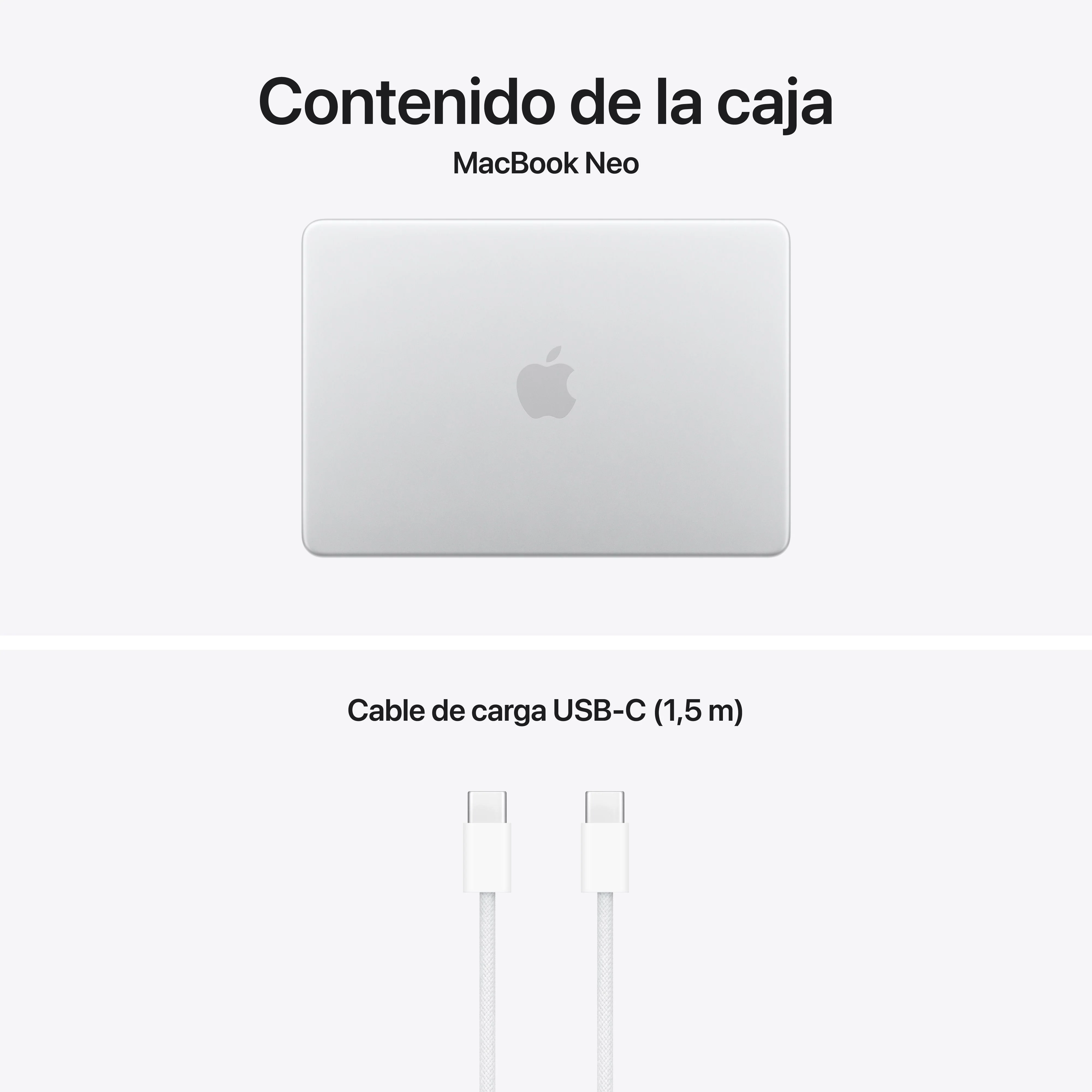MacBook Neo de 13 pulgadas: Chip A18 Pro de Apple con CPU de 6 núcleos y GPU de 5 núcleos, Teclado Magic Keyboard con Touch ID, 512 GB SSD - Plata - Image 10