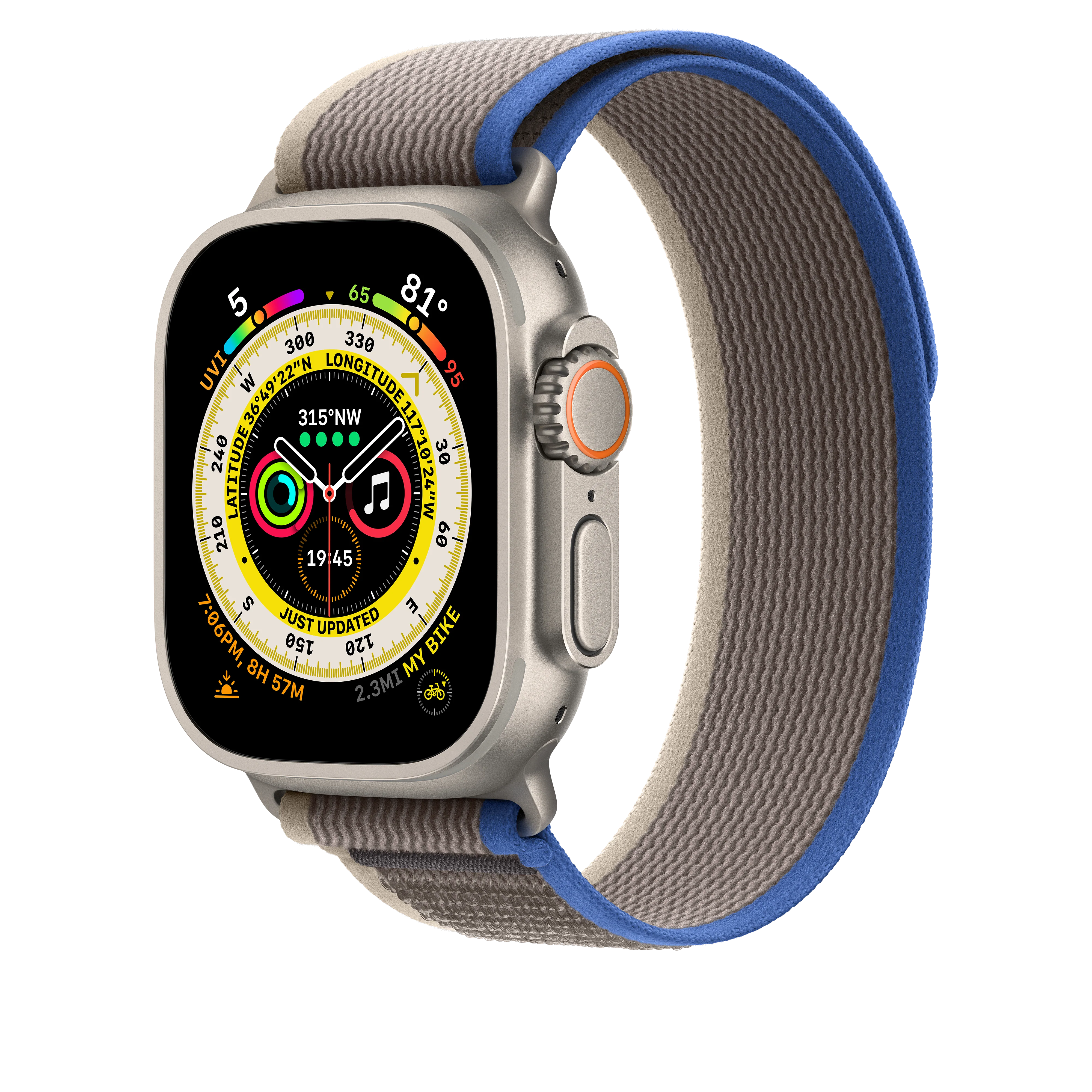 Correa Loop Trail azul/gris (49 mm) - Talla S/M - Image 2