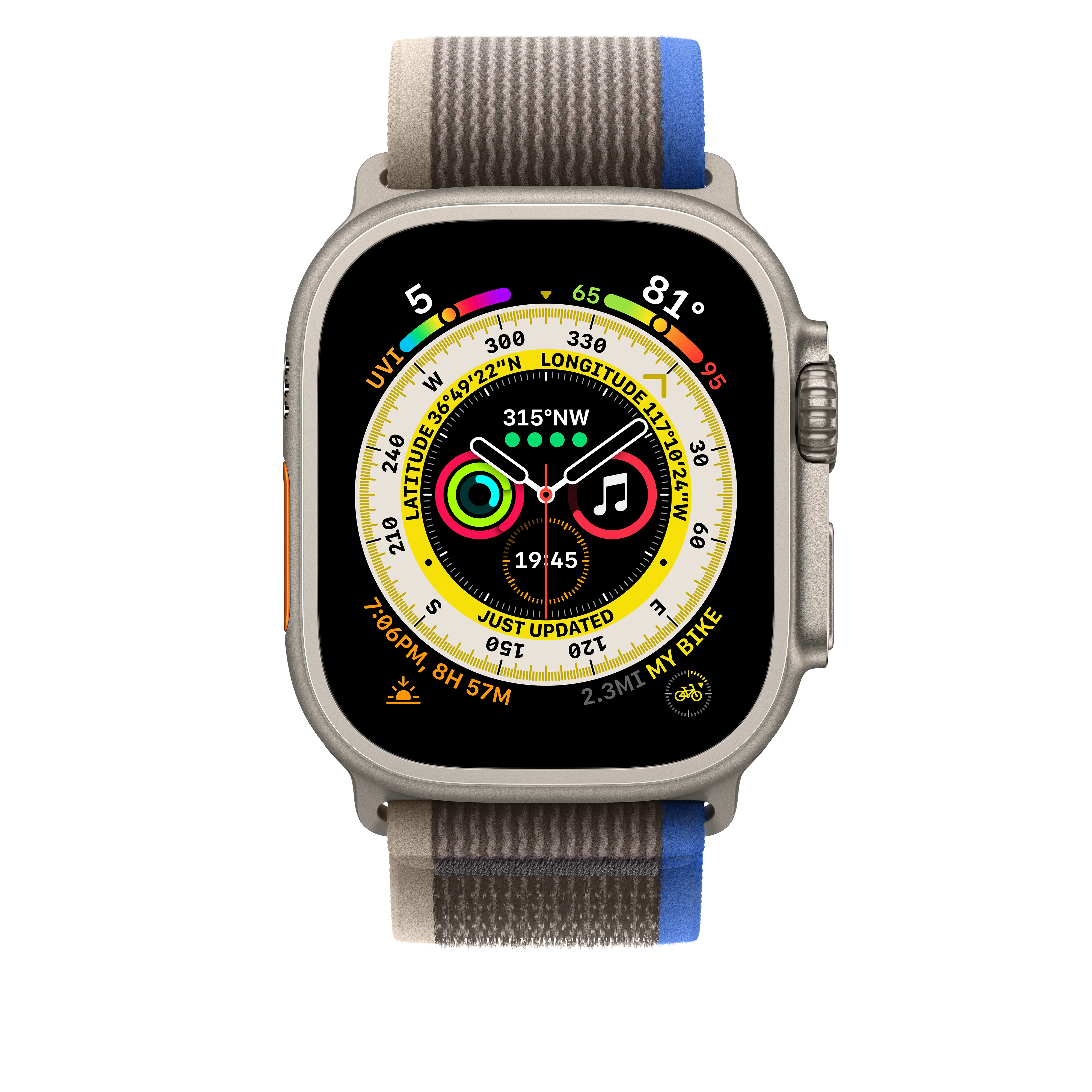Correa Loop Trail azul/gris (49 mm) - Talla S/M - Image 3