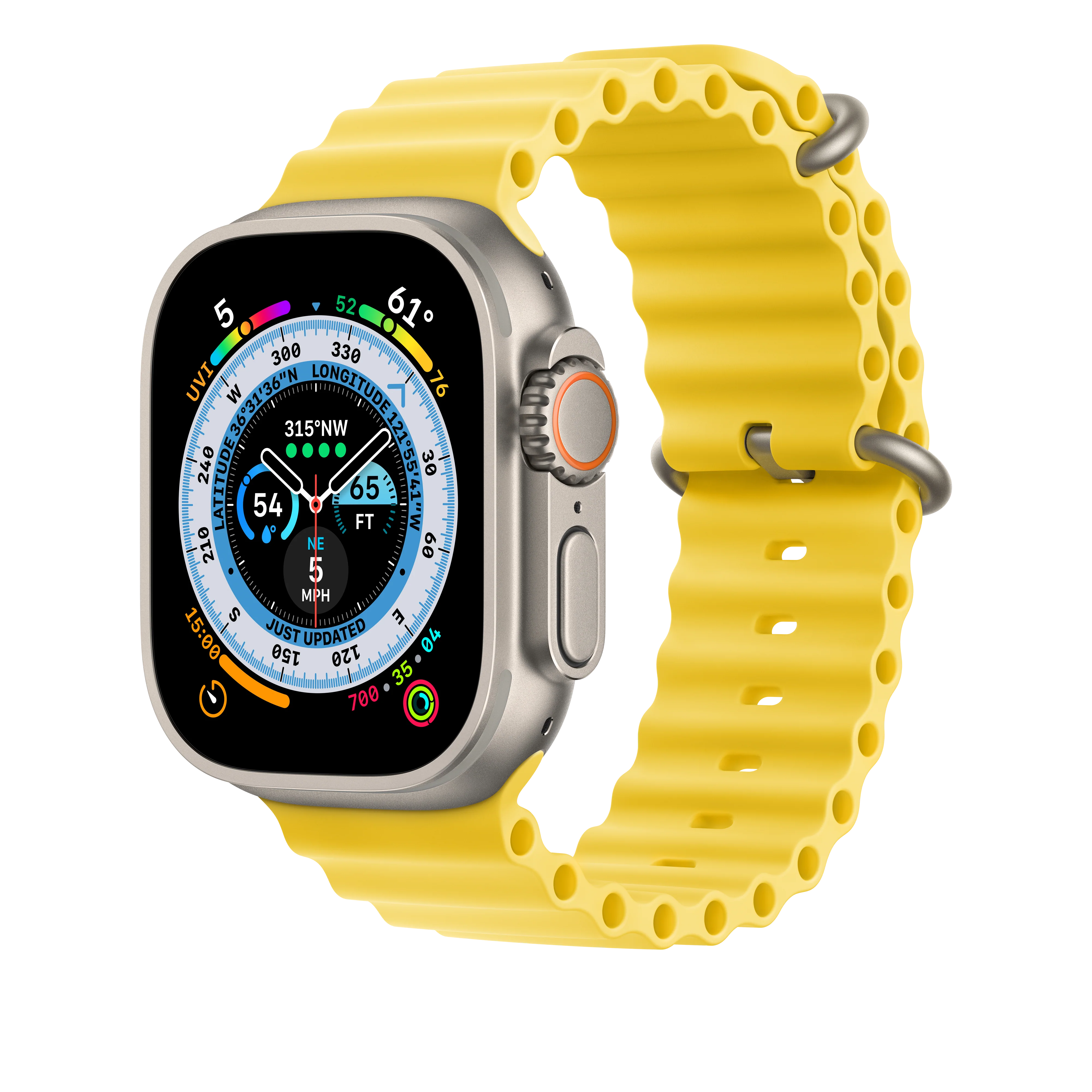 Extensión para correa Ocean amarilla (49 mm) - Image 2