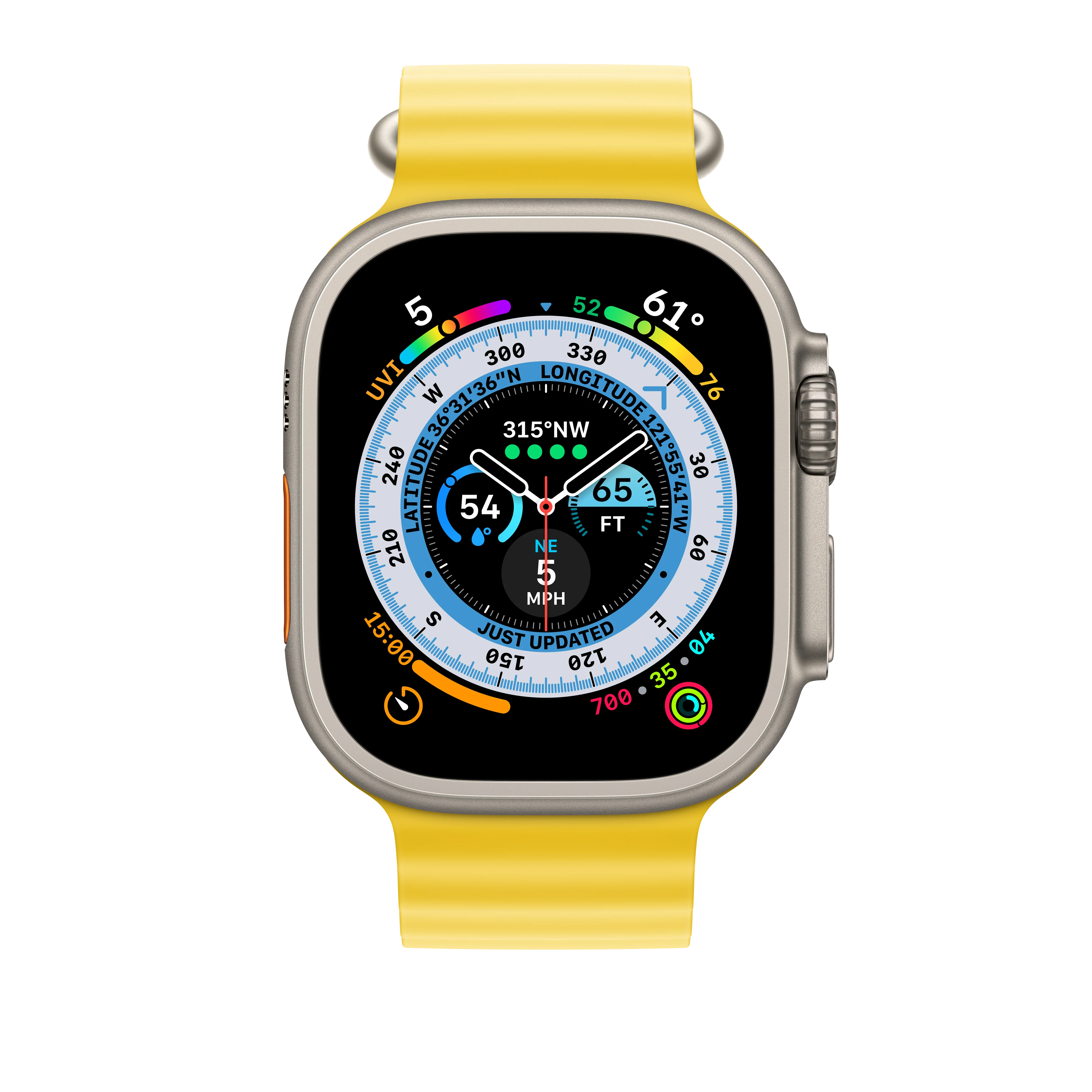 Extensión para correa Ocean amarilla (49 mm) - Image 3