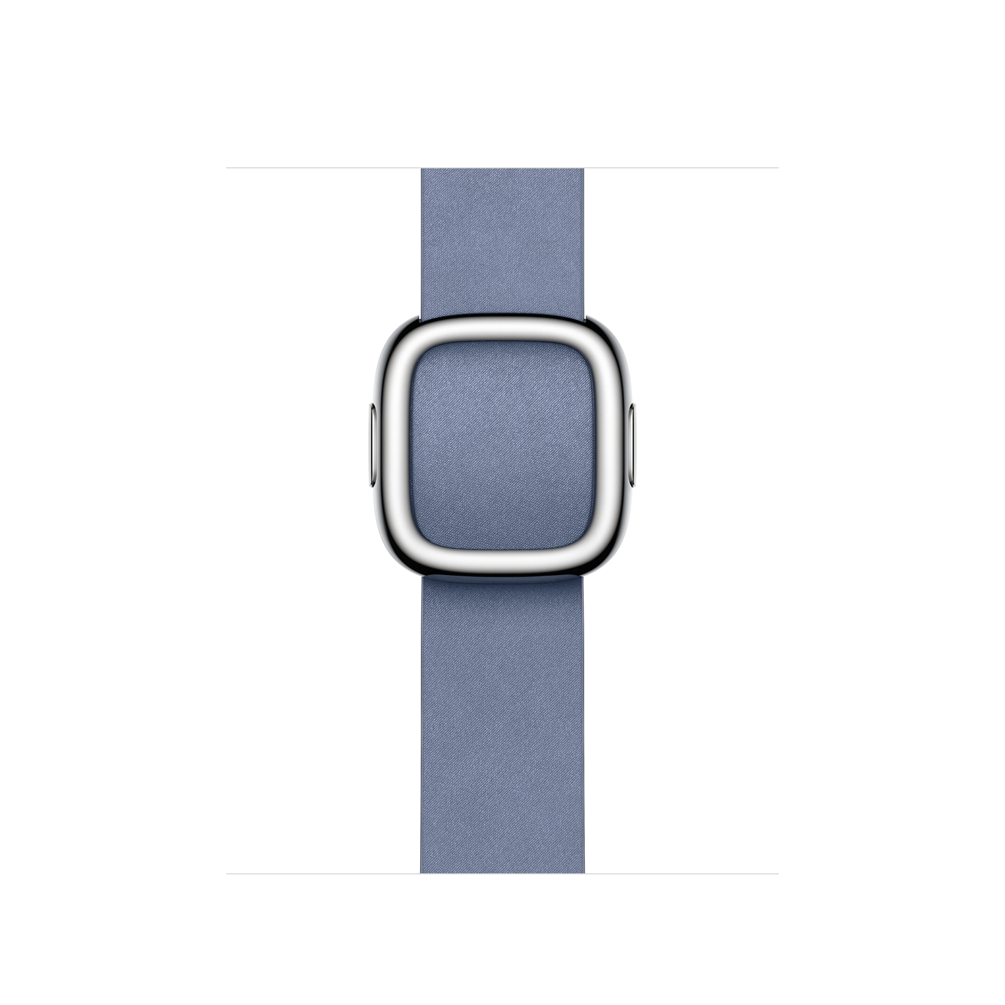 Correa azul lavanda con hebilla moderna (41 mm) - Talla M