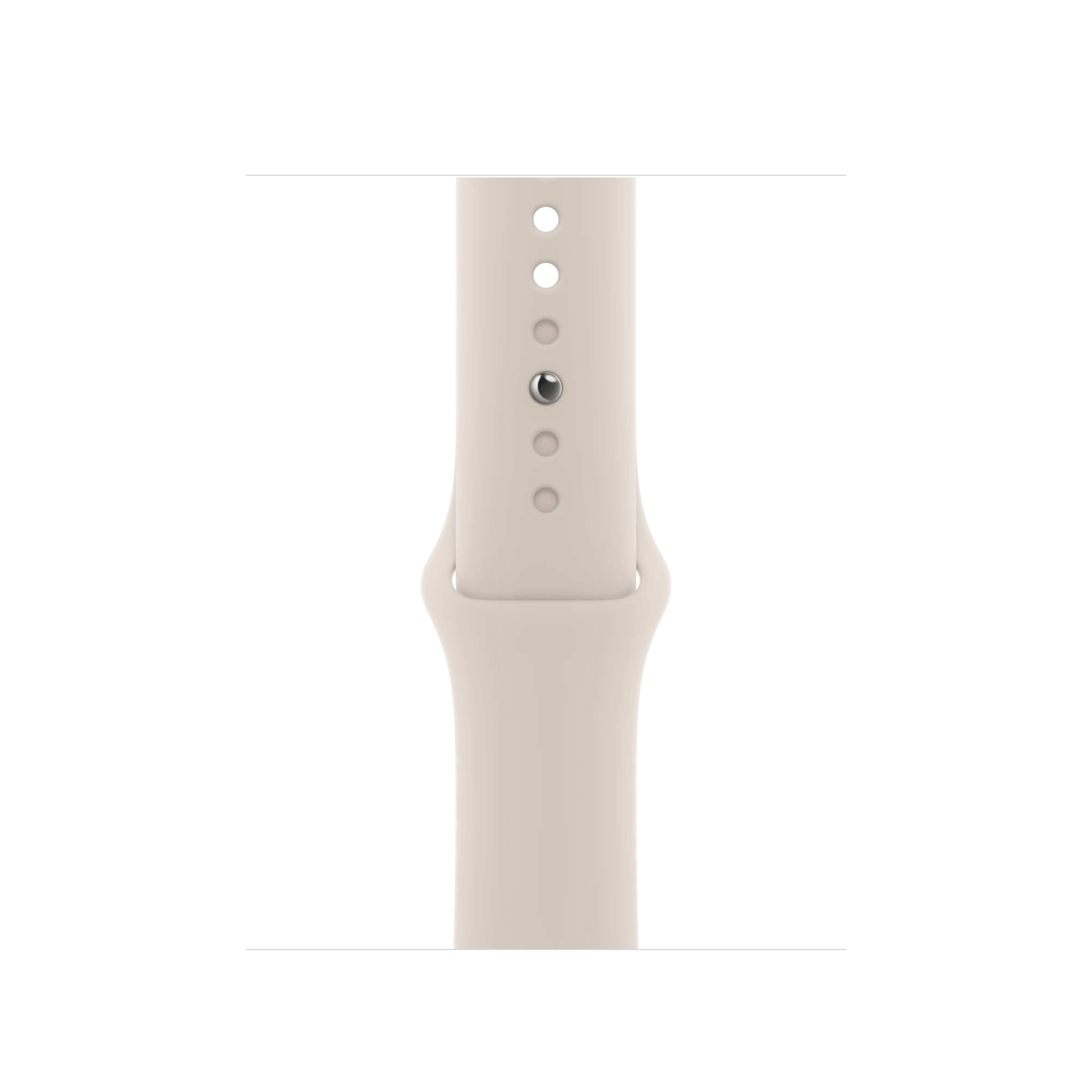 Correa deportiva blanco estrella (41 mm) - Talla M/L