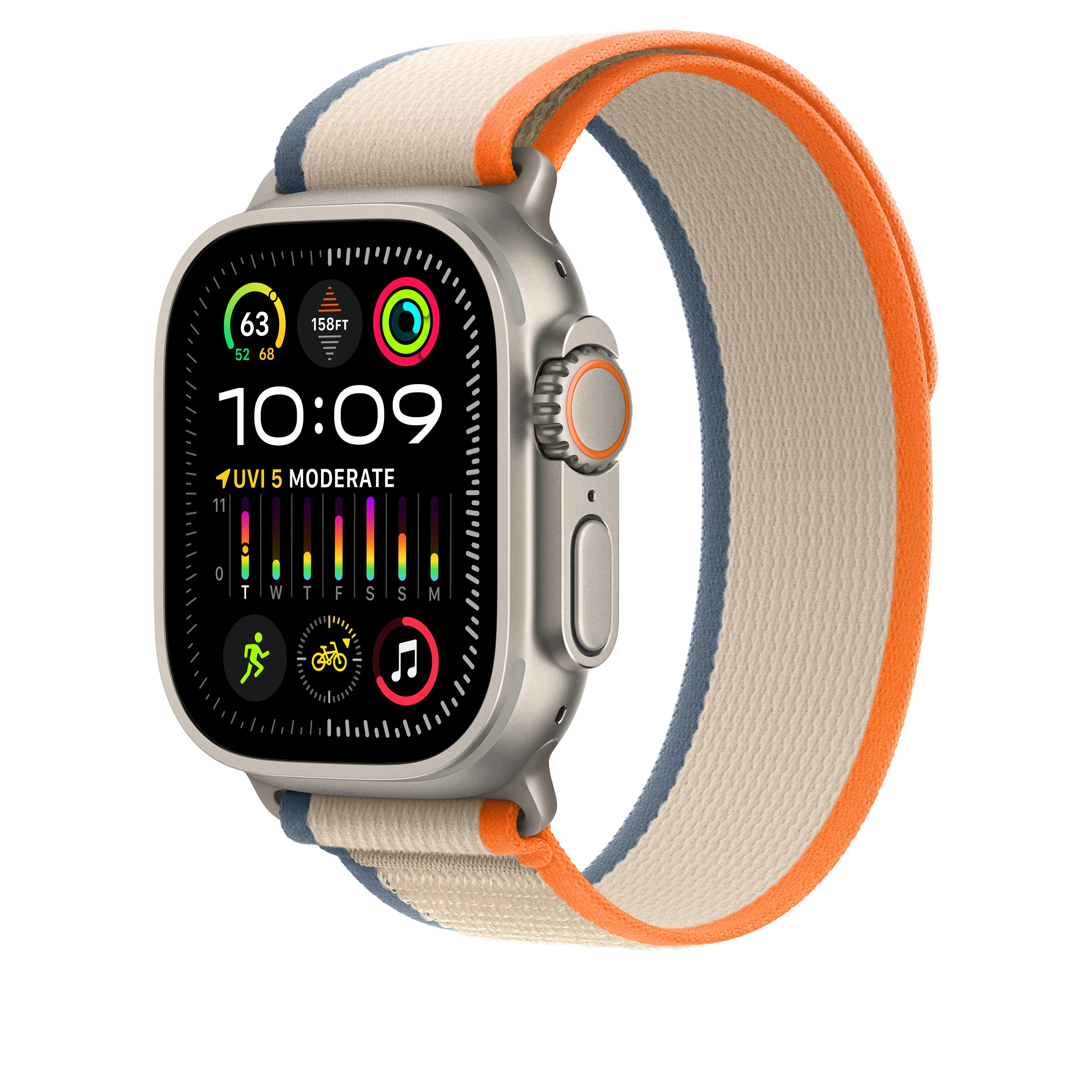 Correa Loop Trail naranja/beis (49 mm) - Talla M/L - Image 2