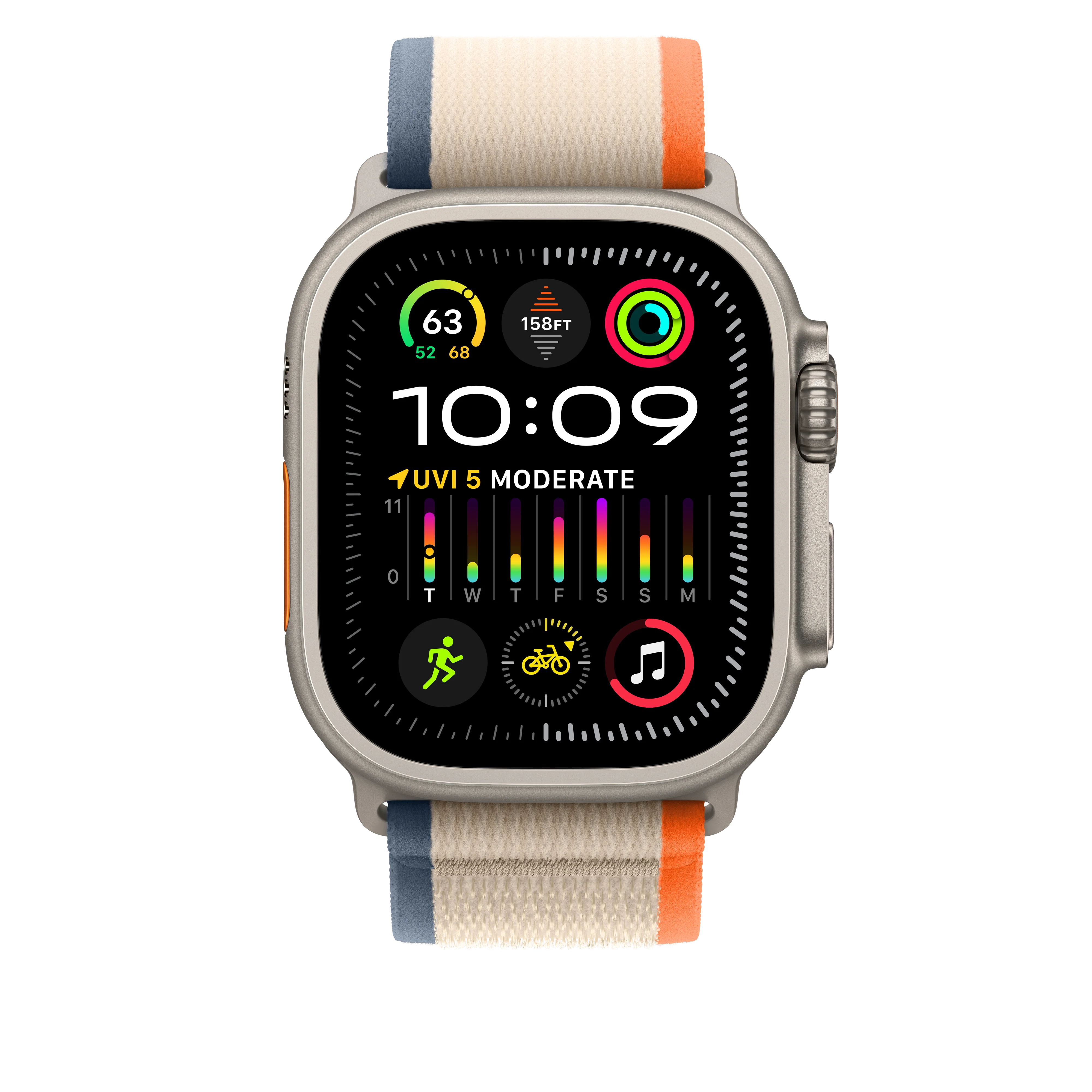 Correa Loop Trail naranja/beis (49 mm) - Talla M/L - Image 3