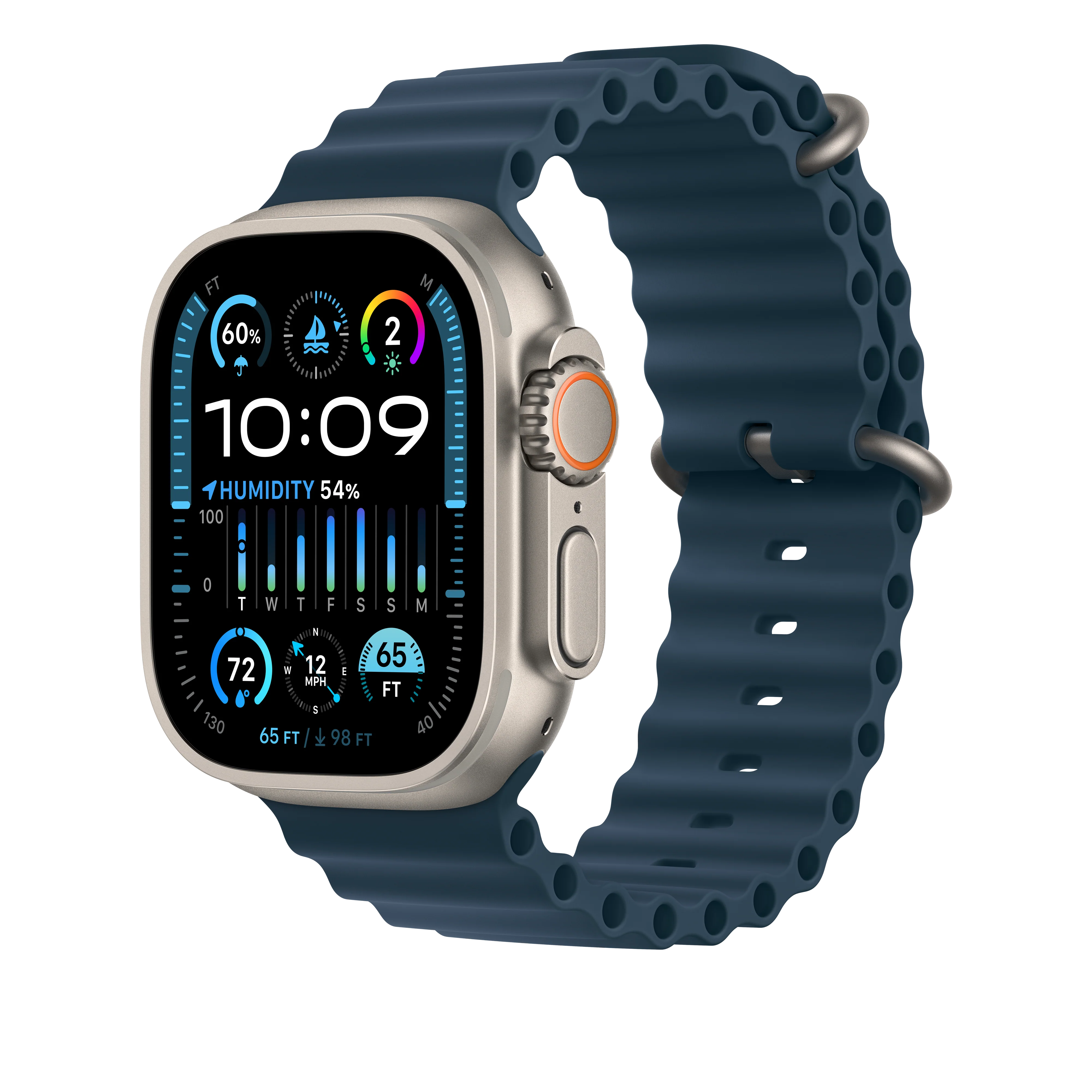 Extensión para correa Ocean azul (49 mm) - Image 2