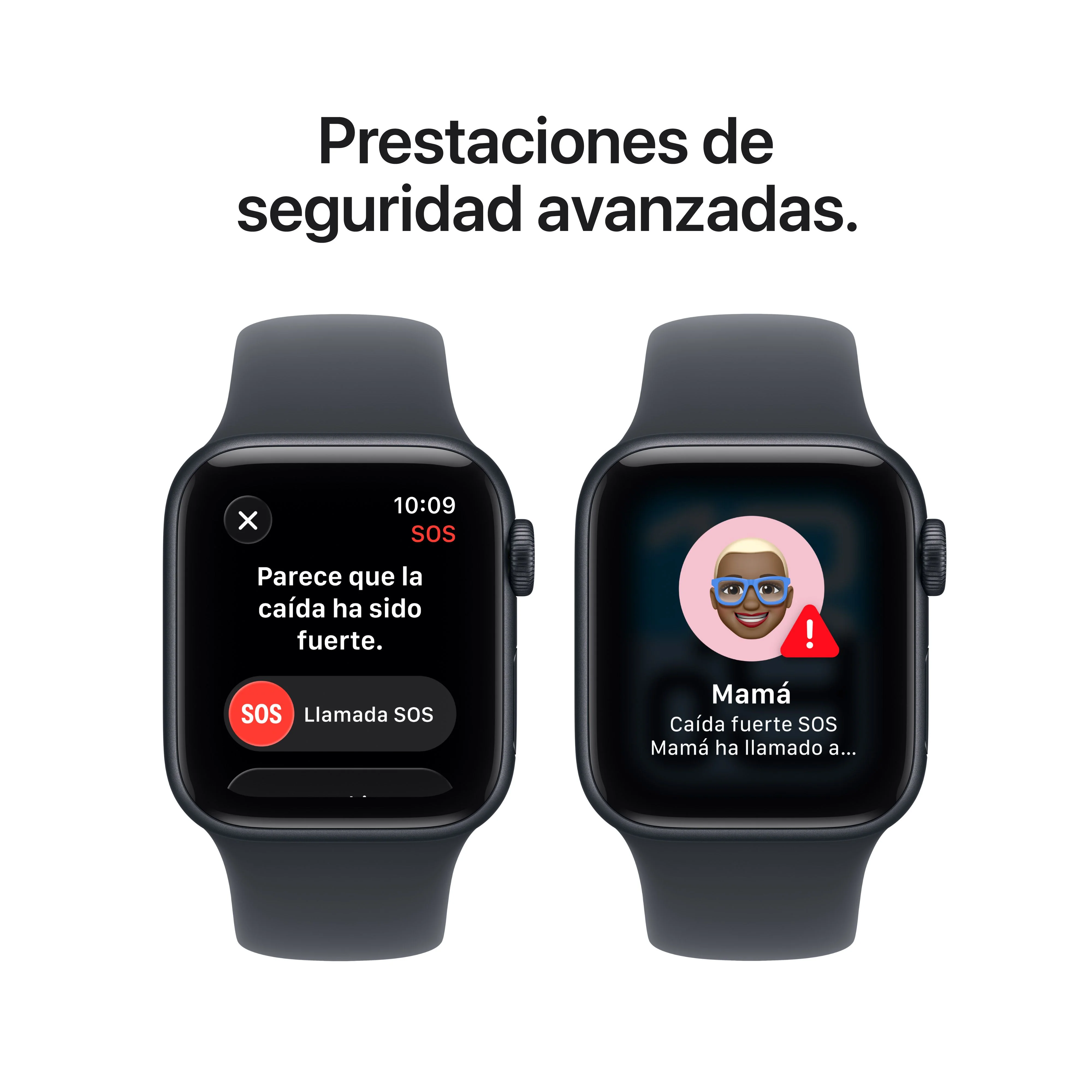 Apple Watch SE 3 (GPS) - Caja de aluminio en color medianoche de 40 mm - Correa deportiva color medianoche - Talla M/L - Image 7