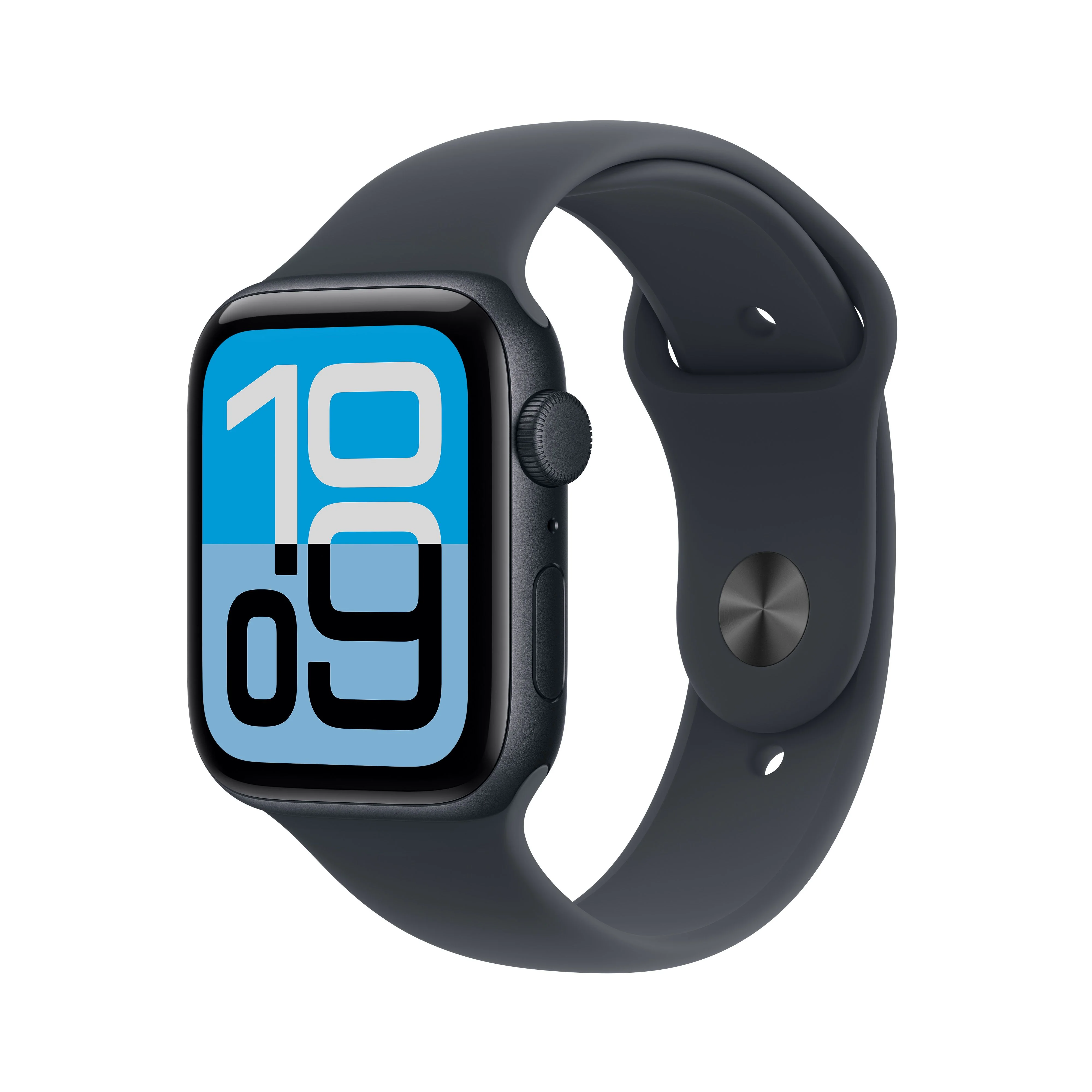 Apple Watch SE 3 (GPS) - Caja de aluminio en color medianoche de 44 mm - Correa deportiva color medianoche - Talla S/M