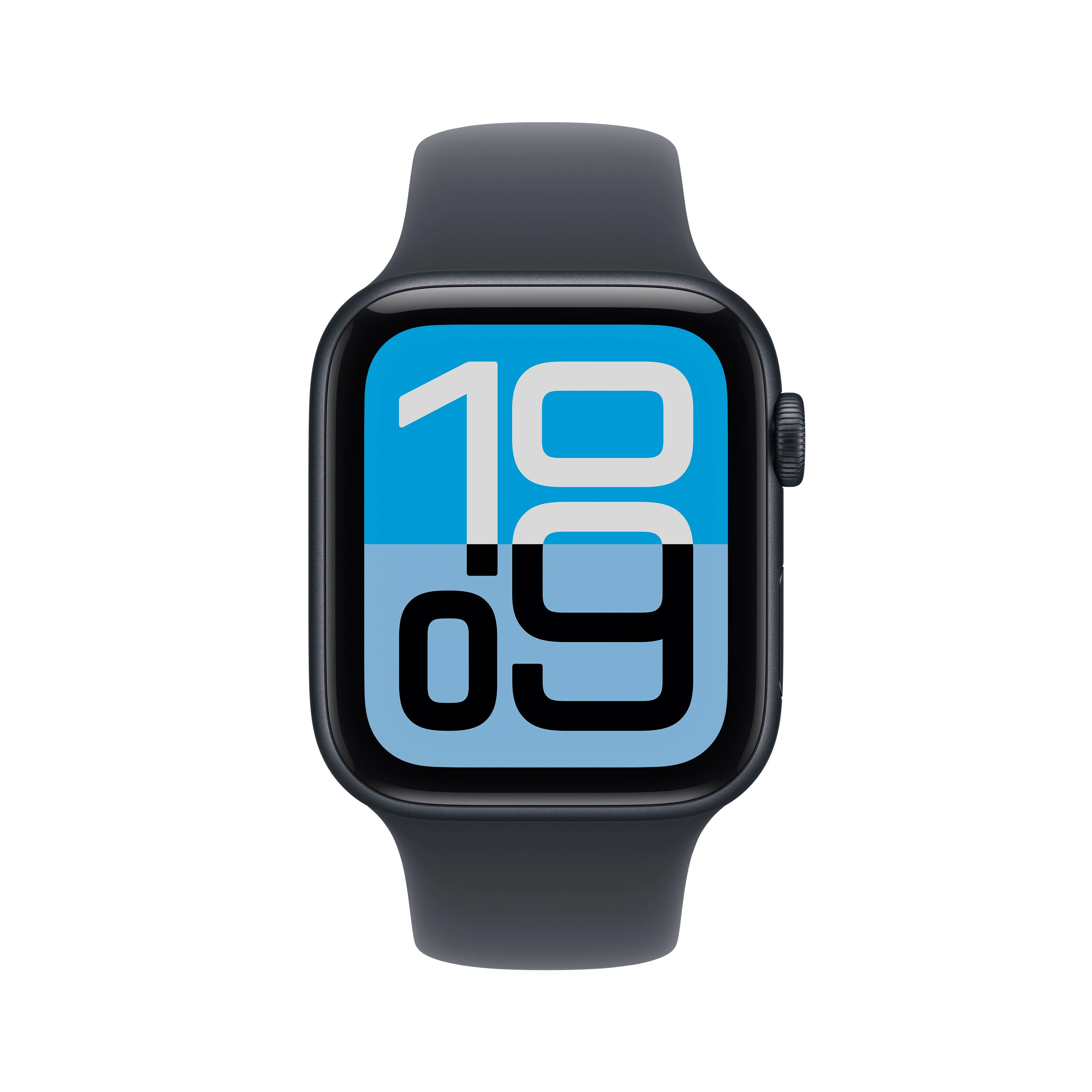 Apple Watch SE 3 (GPS) - Caja de aluminio en color medianoche de 44 mm - Correa deportiva color medianoche - Talla S/M - Image 2