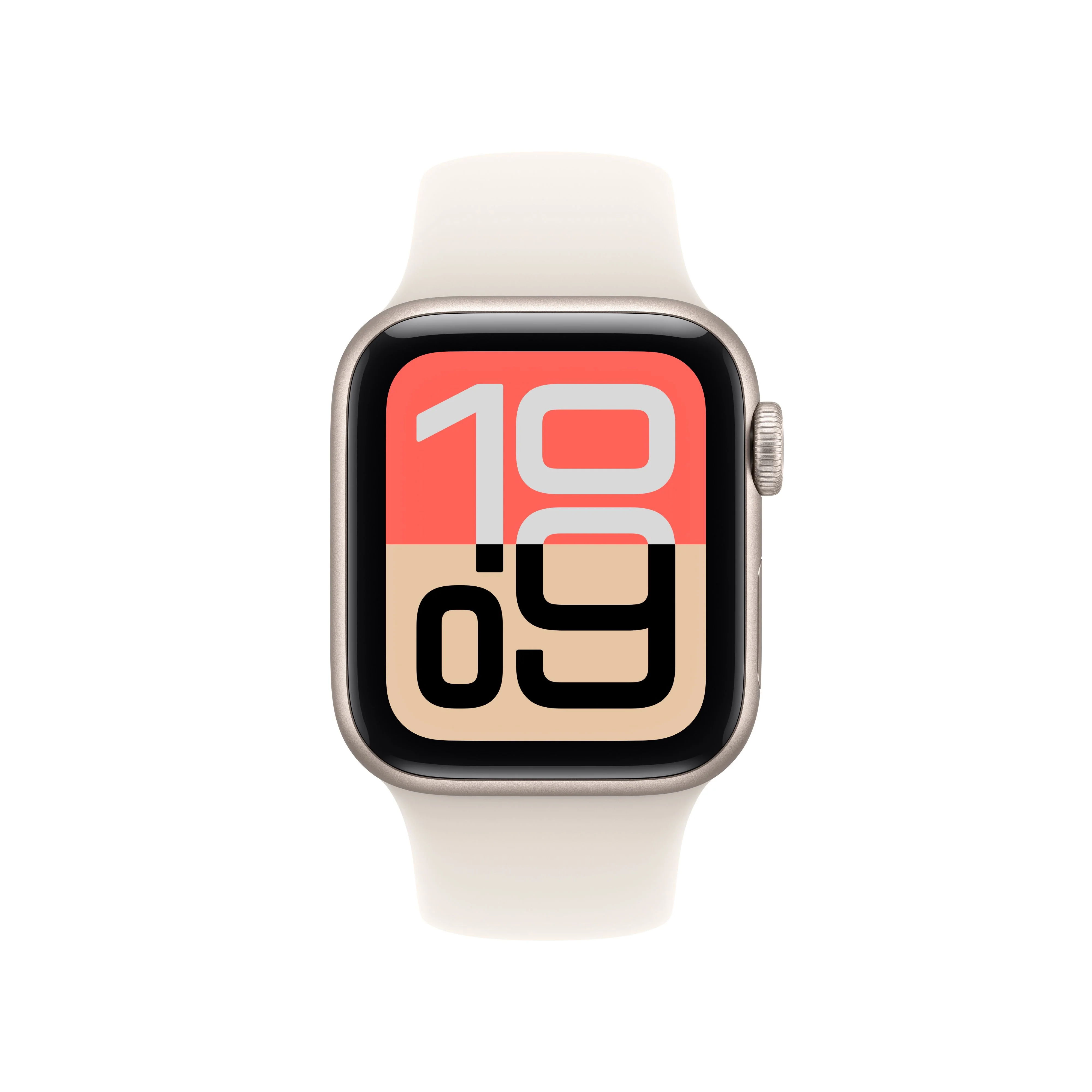 Apple Watch SE 3 (GPS + Cellular) - Caja de aluminio en blanco estrella de 40 mm - Correa deportiva blanco estrella - Talla S/M - Image 2
