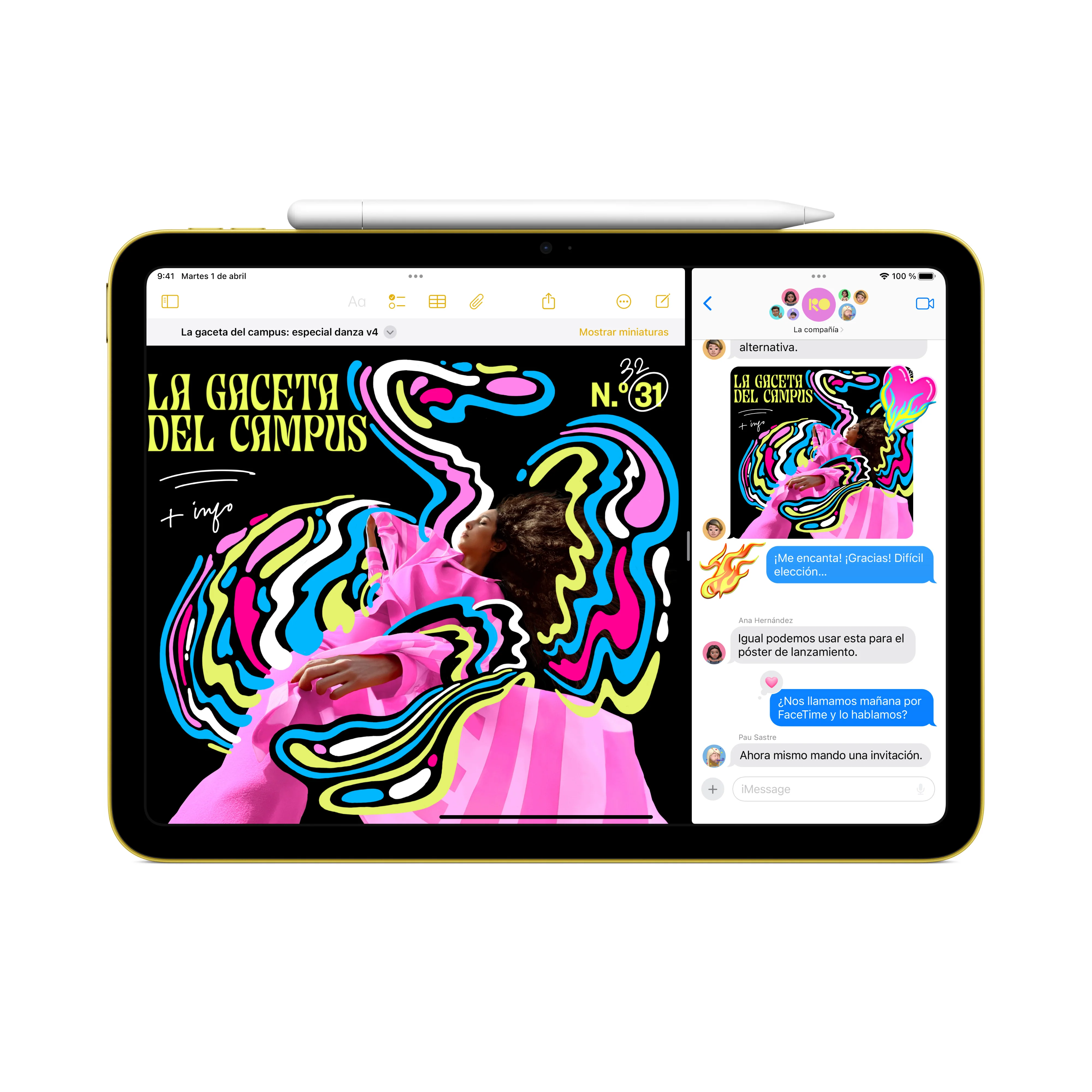 iPad Wi-Fi 128 GB - Amarillo (A16) - Image 4