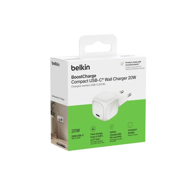 Adaptador de corriente USB-C 20W BoostCharge de Belkin - Image 2
