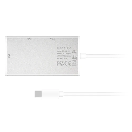 Adaptador Mini DisplayPort a DVI/HDMI/VGA de Macally - Image 4