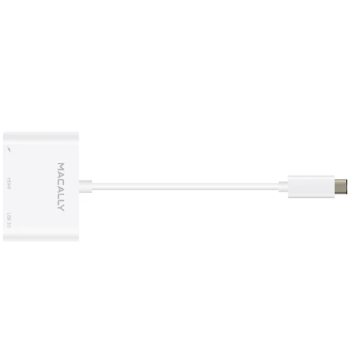 Adaptador multipuerto de USB-C a HDMI 4K de Macally - Image 2
