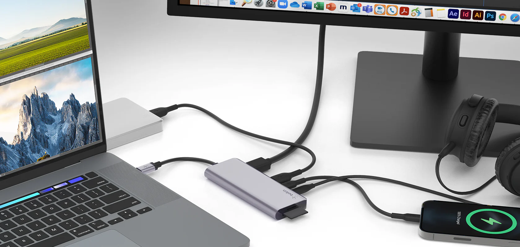 Adaptador multipuerto USB-C 7 en 1 de Belkin - Image 3