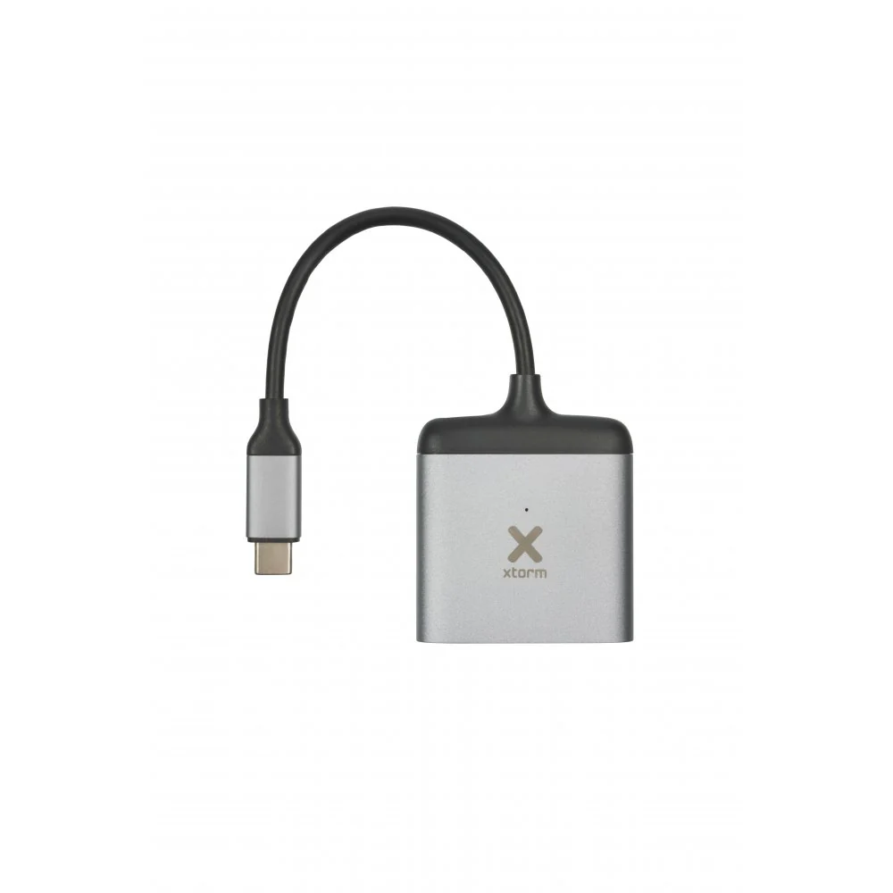 Adaptador USB-C a 2 puertos HDMI 4K de XTORM - Image 2