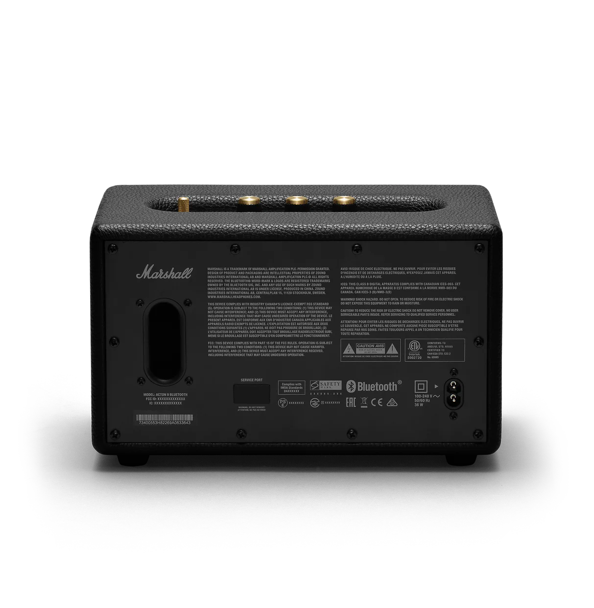 Altavoz Bluetooth Acton II de Marshall - Negro - Image 4
