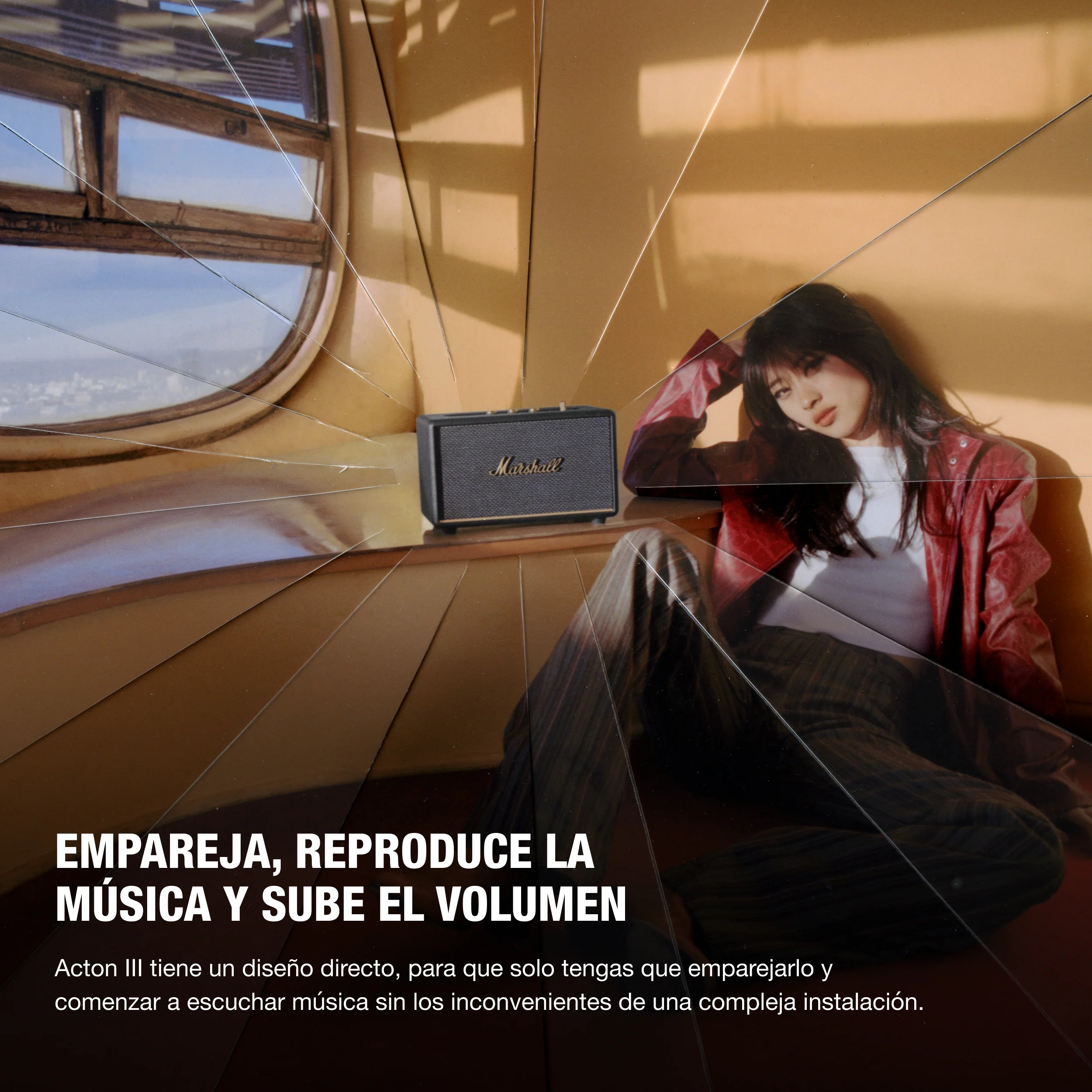 Altavoz Bluetooth Acton III de Marshall - Negro - Image 3