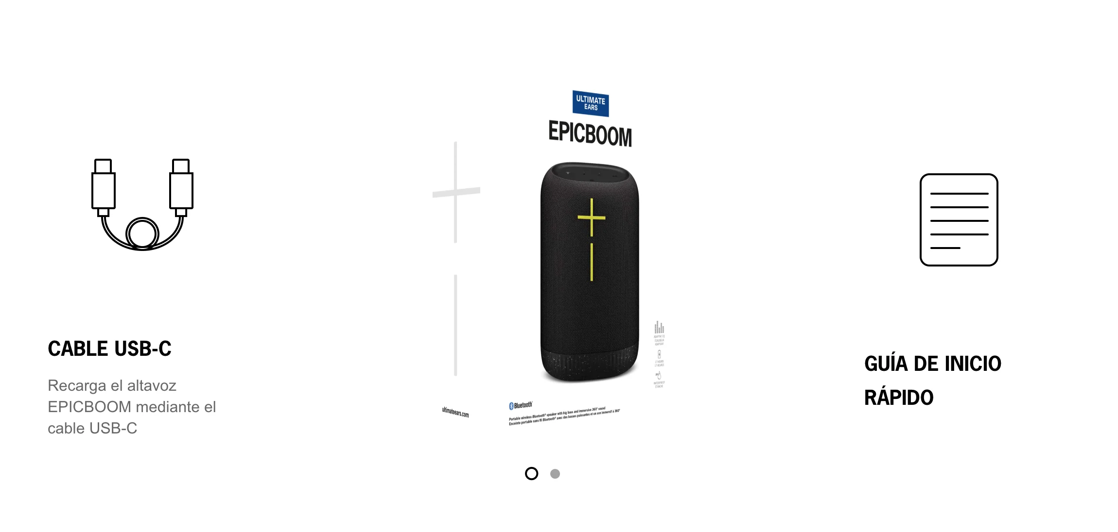 Altavoz inalámbrico EPICBOOM de Ultimate Ears - Blanco algodón - Image 5