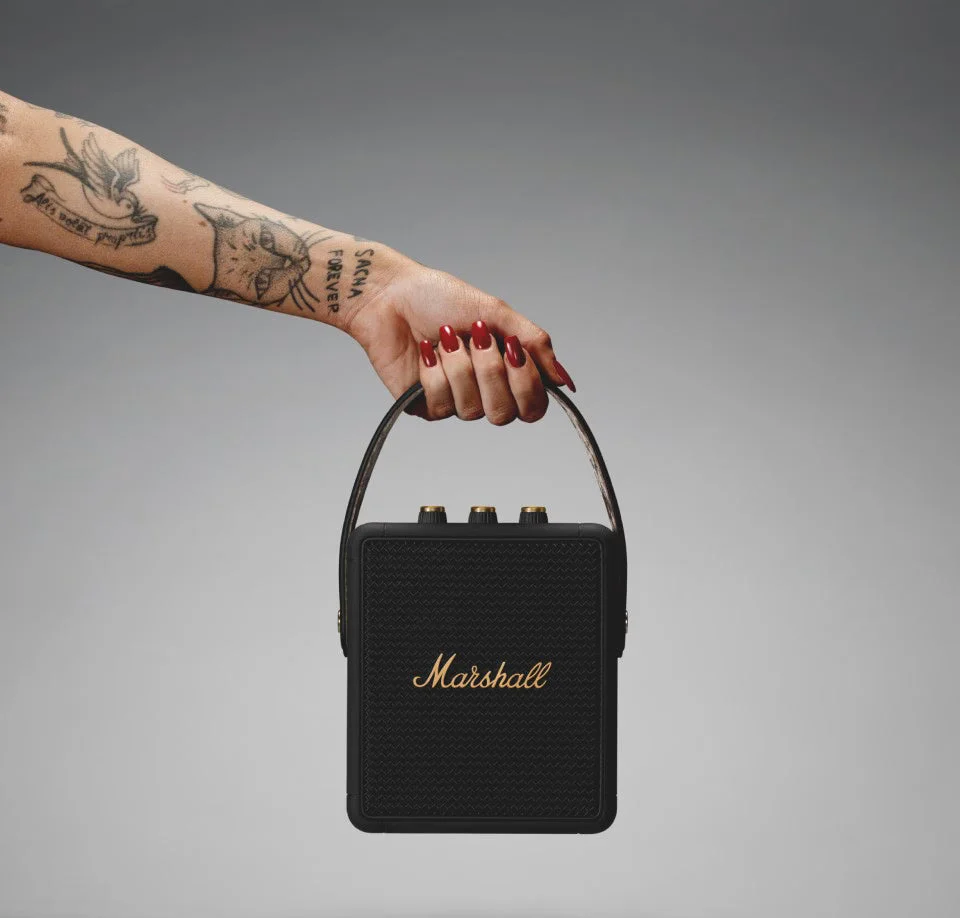 Altavoz Portátil Stockwell II de Marshall - Black n Brass - Image 4