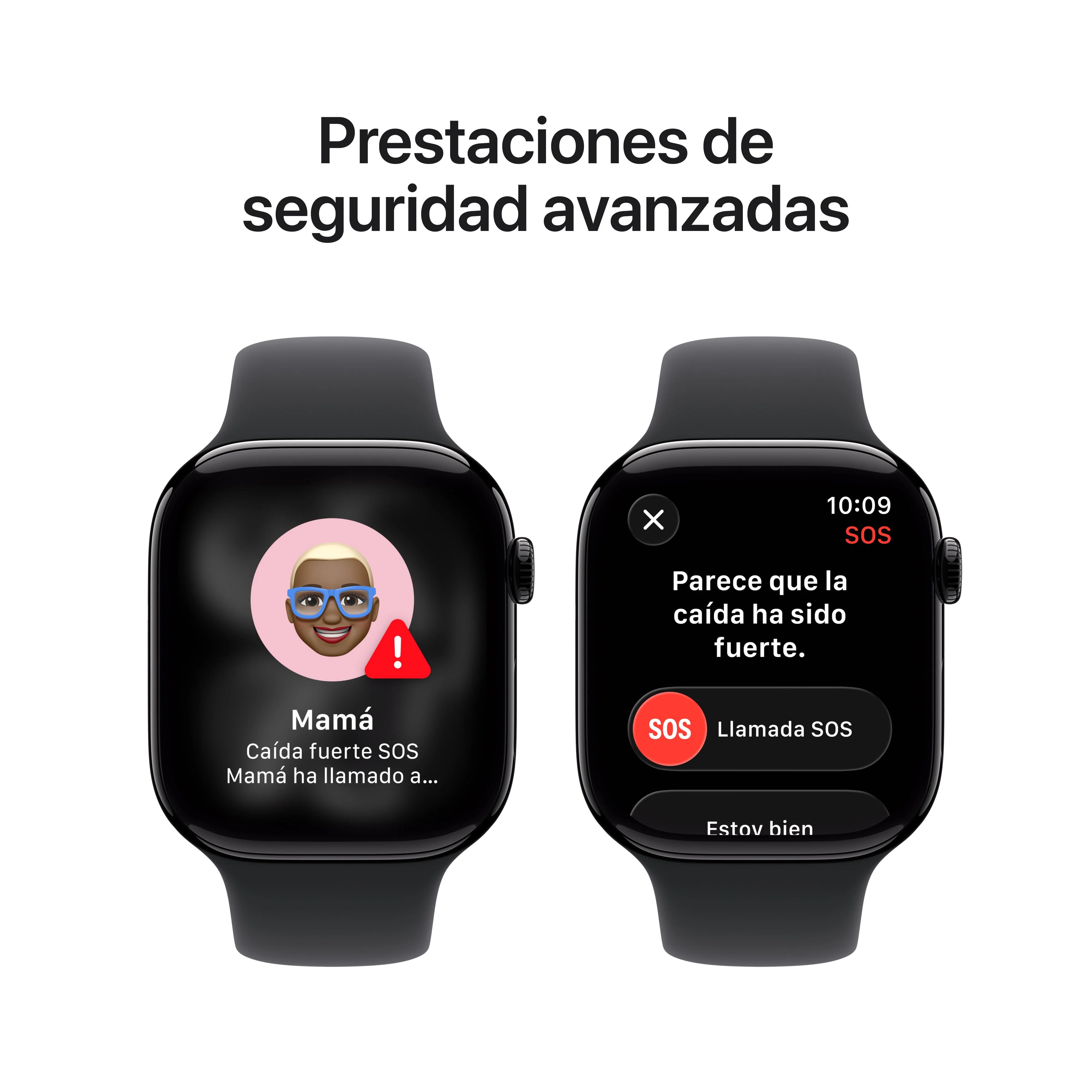 Apple Watch Series 11 (GPS) - Caja de aluminio en negro azabache de 46 mm - Correa deportiva negra - Talla S/M - Image 6