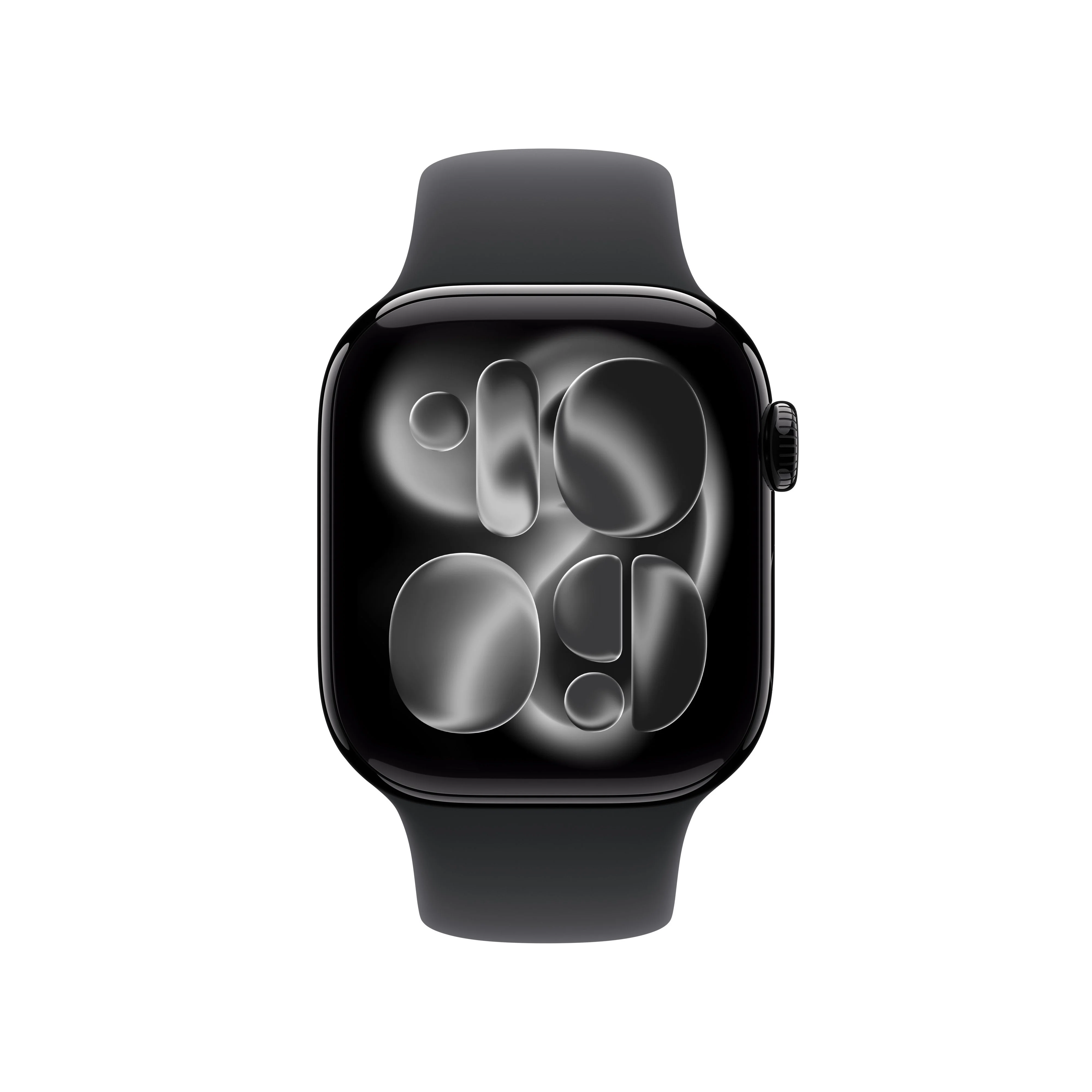 Apple Watch Series 11 (GPS + Cellular) - Caja de aluminio en negro azabache de 42 mm - Correa deportiva negra - Talla M/L - Image 2