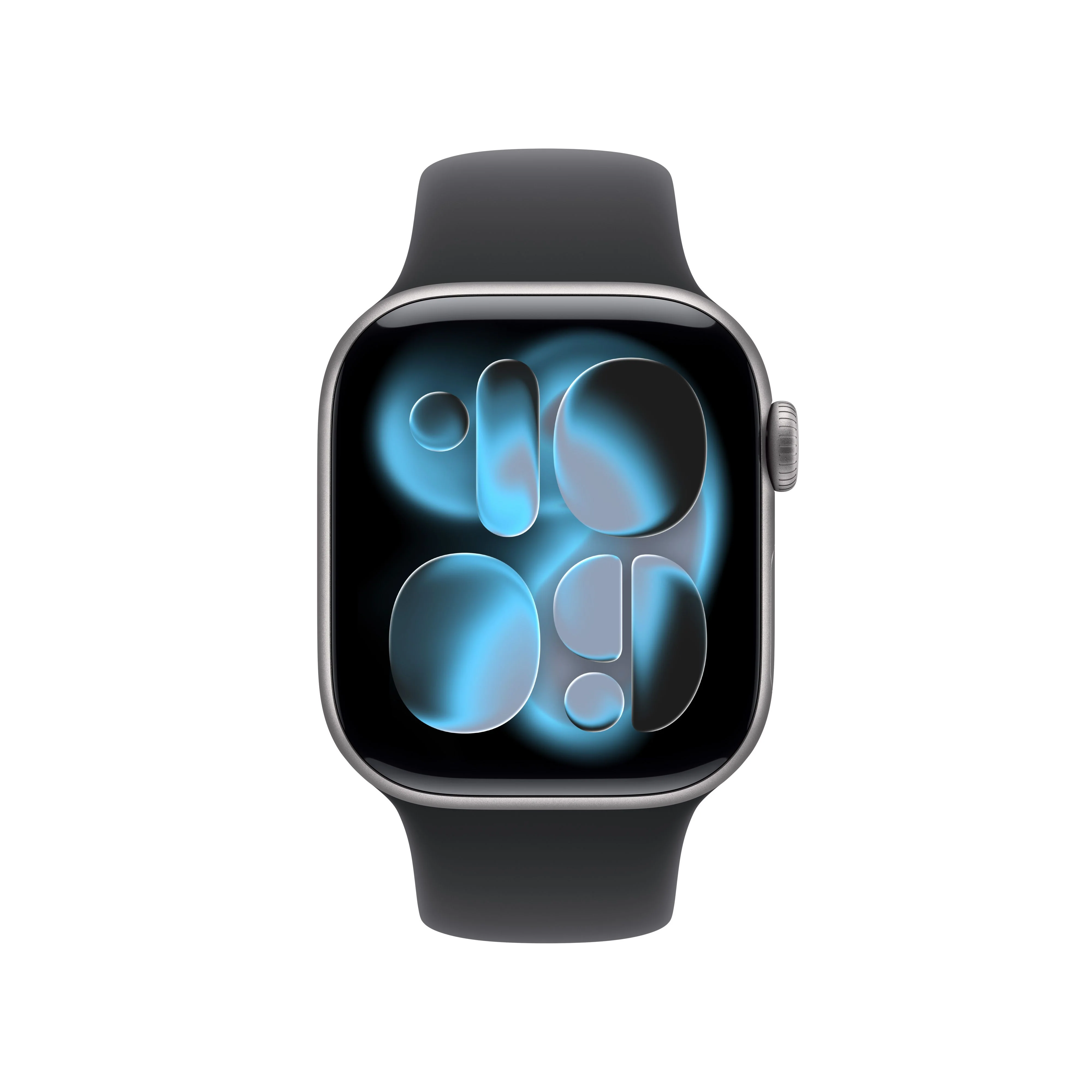 Apple Watch Series 11 (GPS + Cellular) - Caja de aluminio en gris espacial de 42 mm - Correa deportiva negra - Talla S/M - Image 2
