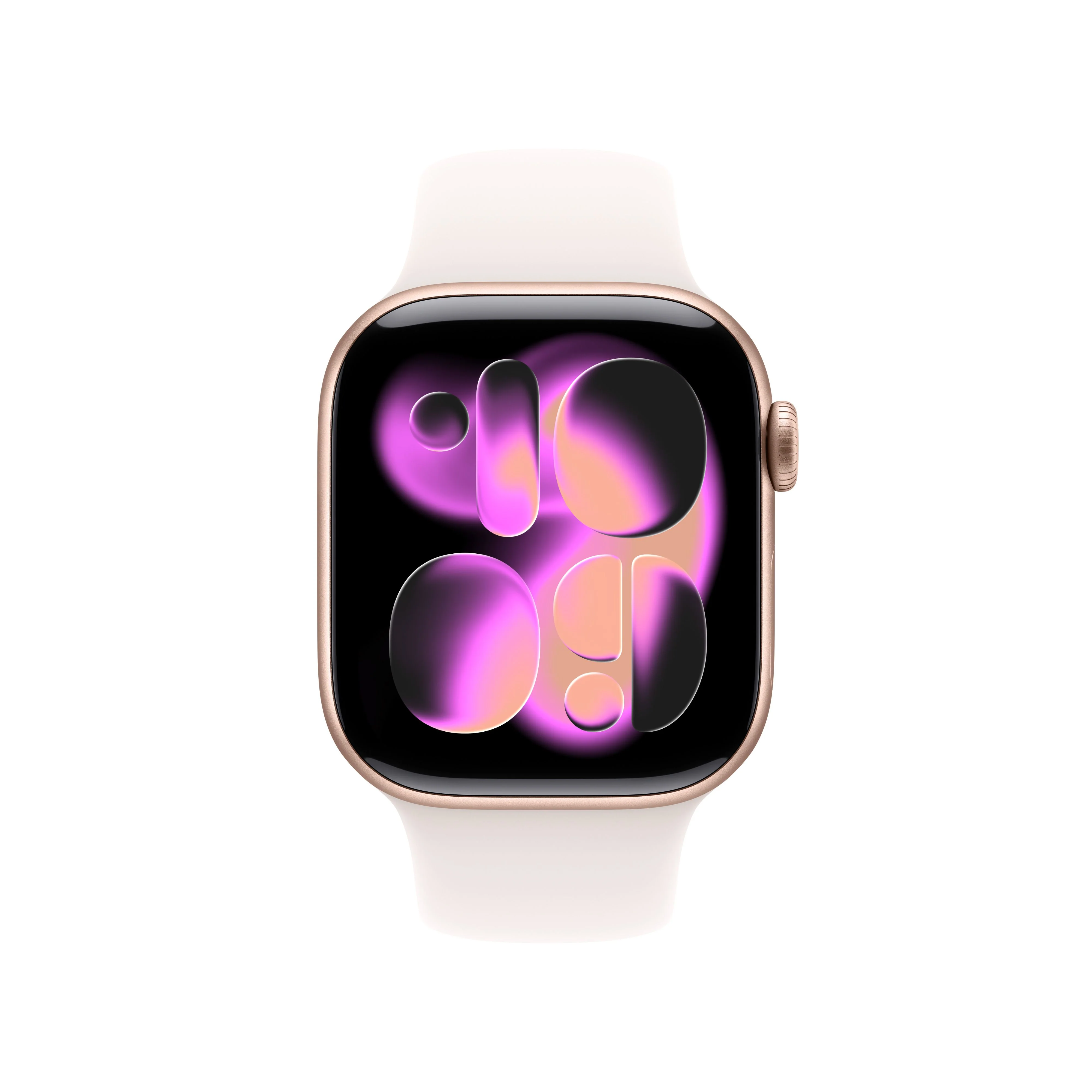 Apple Watch Series 11 (GPS + Cellular) - Caja de aluminio en oro rosa de 42 mm - Correa deportiva rosa rubor - Talla S/M - Image 2