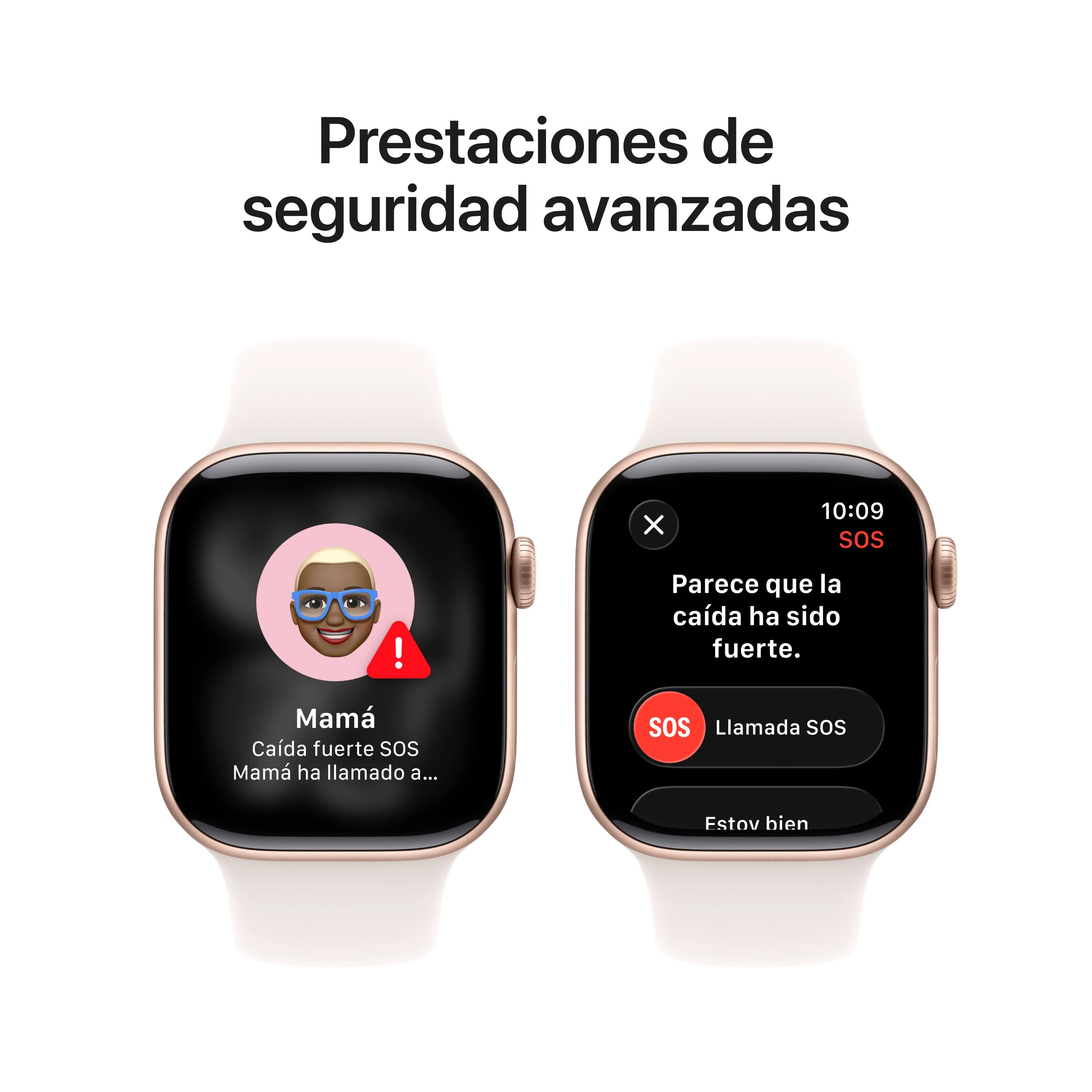 Apple Watch Series 11 (GPS + Cellular) - Caja de aluminio en oro rosa de 42 mm - Correa deportiva rosa rubor - Talla S/M - Image 6