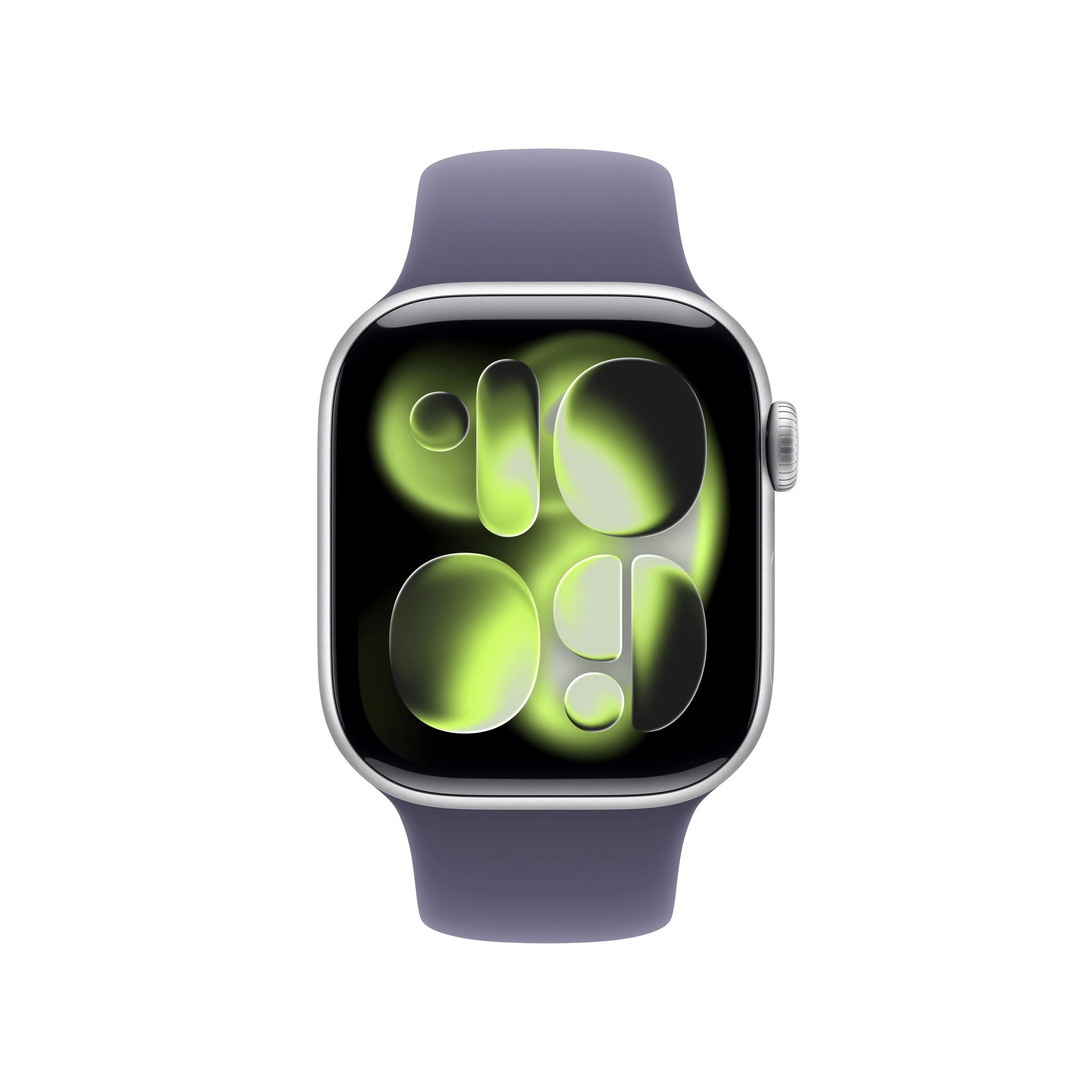 Apple Watch Series 11 (GPS + Cellular) - Caja de aluminio en plata de 42 mm - Correa deportiva color niebla lila - Talla S/M - Image 2