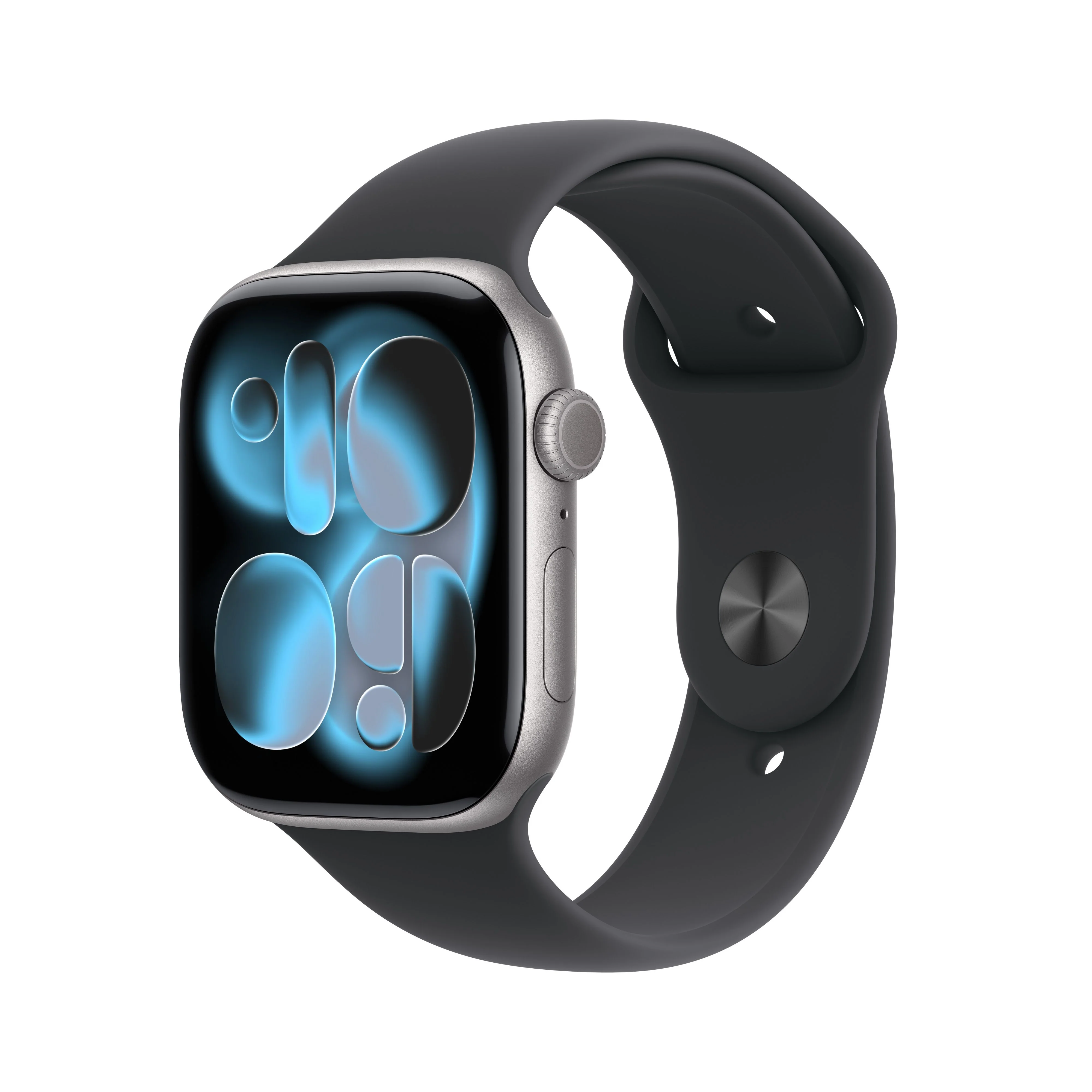 Apple Watch Series 11 (GPS + Cellular) - Caja de aluminio en gris espacial de 46 mm - Correa deportiva negra - Talla M/L