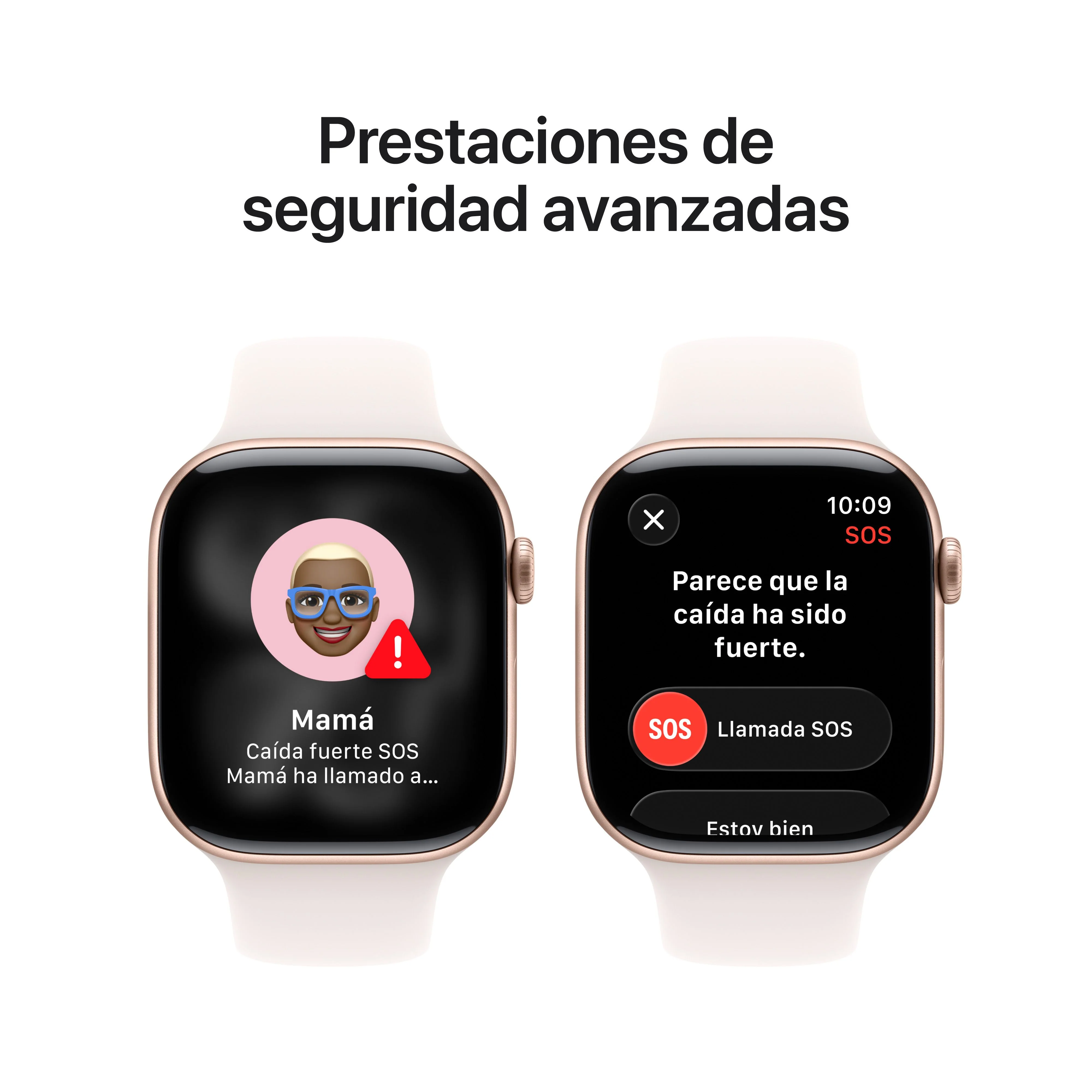 Apple Watch Series 11 (GPS + Cellular) - Caja de aluminio en oro rosa de 46 mm - Correa deportiva rosa rubor - Talla S/M - Image 6