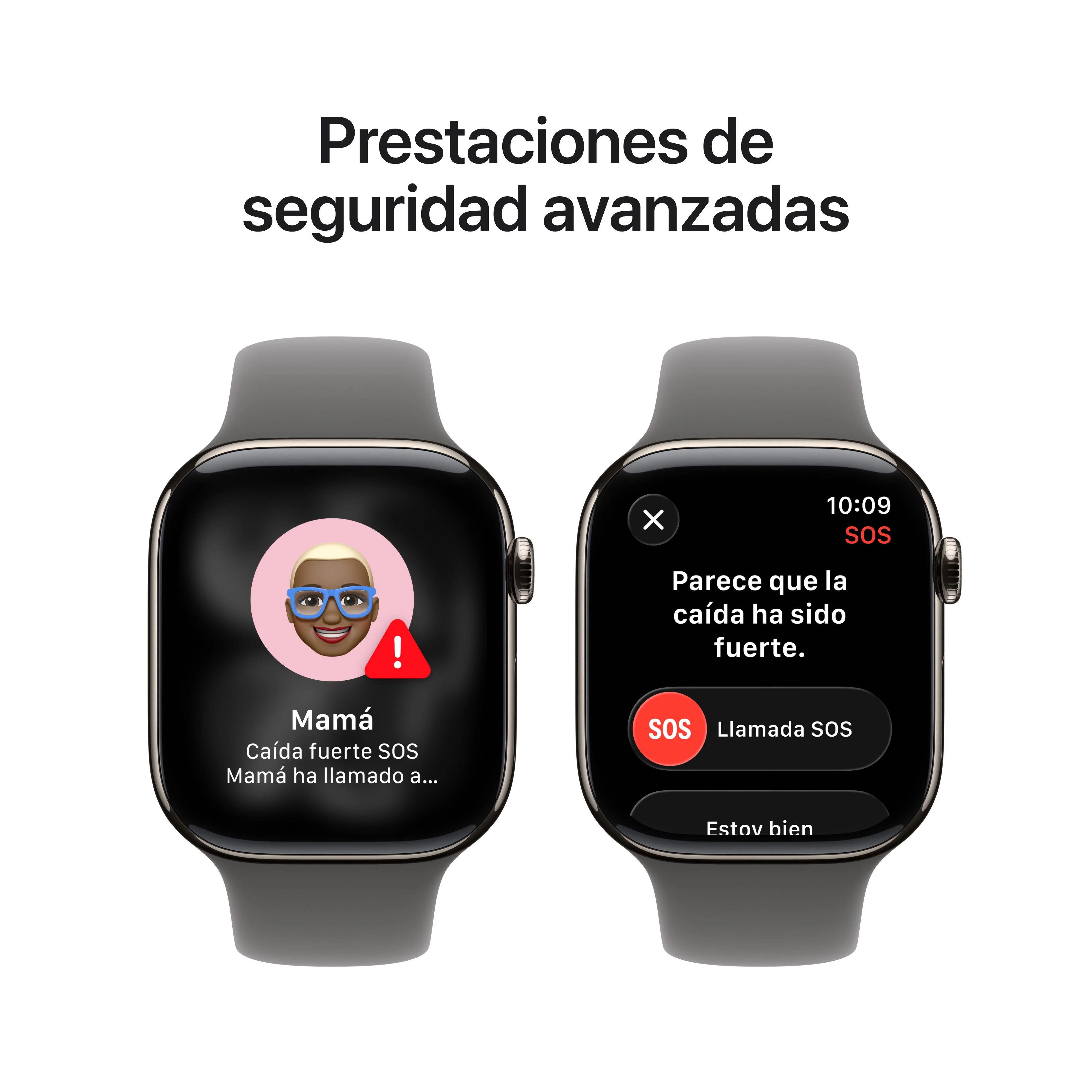 Apple Watch Series 11 (GPS + Cellular) - Caja de titanio natural de 46 mm - Correa deportiva gris piedra - Talla S/M - Image 6