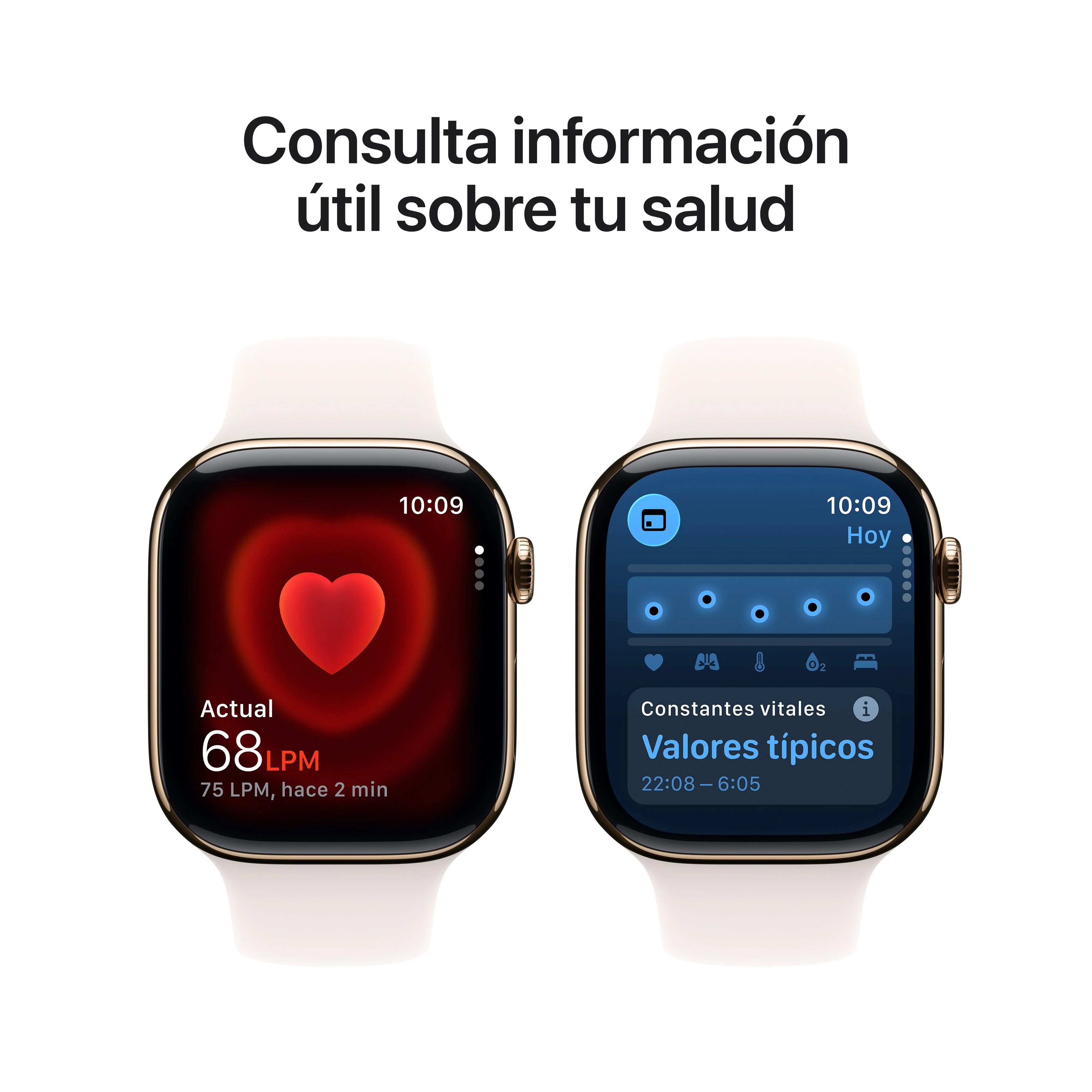 Apple Watch Series 11 (GPS + Cellular) - Caja de titanio en oro de 46 mm - Correa deportiva rosa rubor - Talla M/L - Image 5
