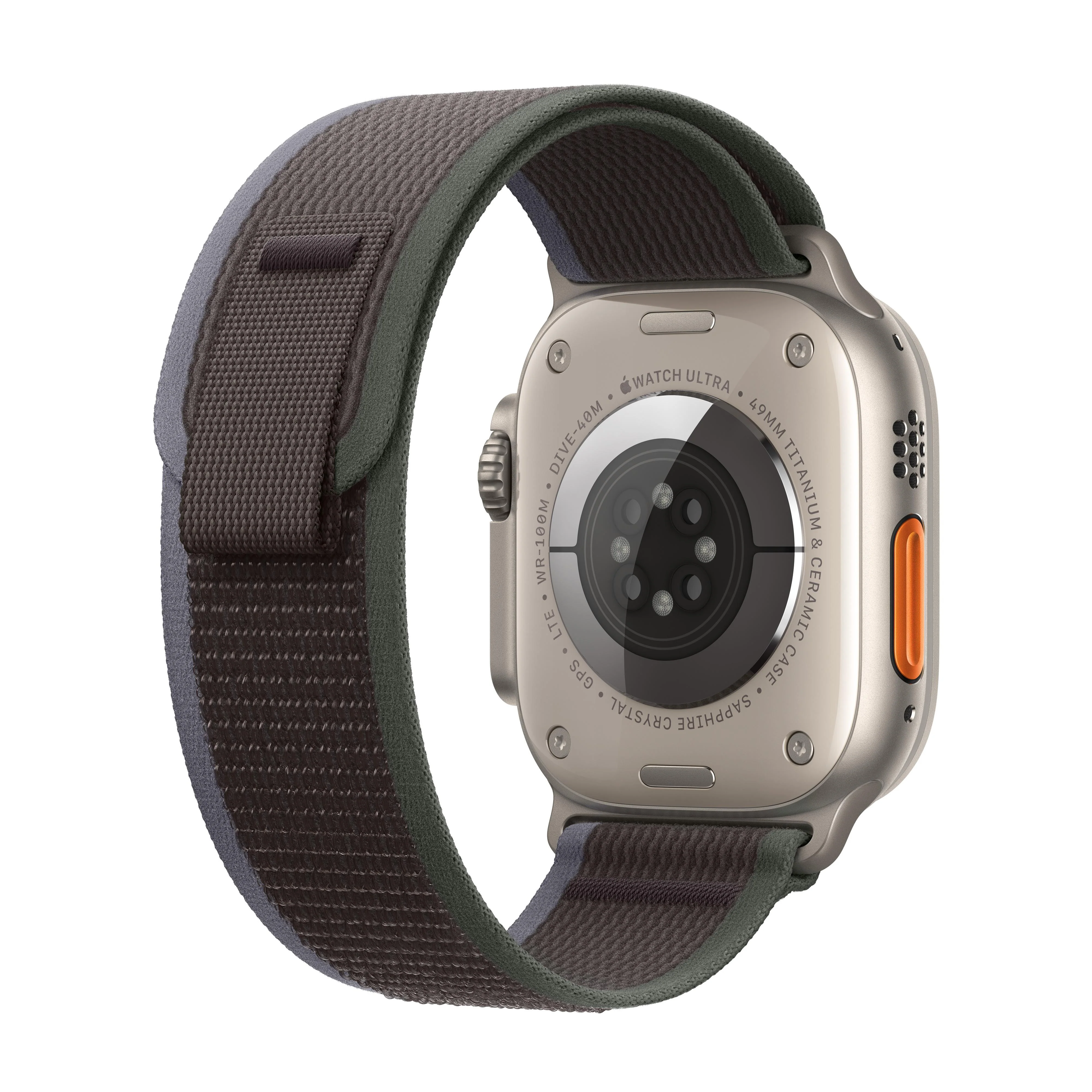 Apple Watch Ultra 2 (GPS + Cellular) - Caja de titanio de 49 mm - Correa Loop Trail azul/negra - Talla M/L - Image 3
