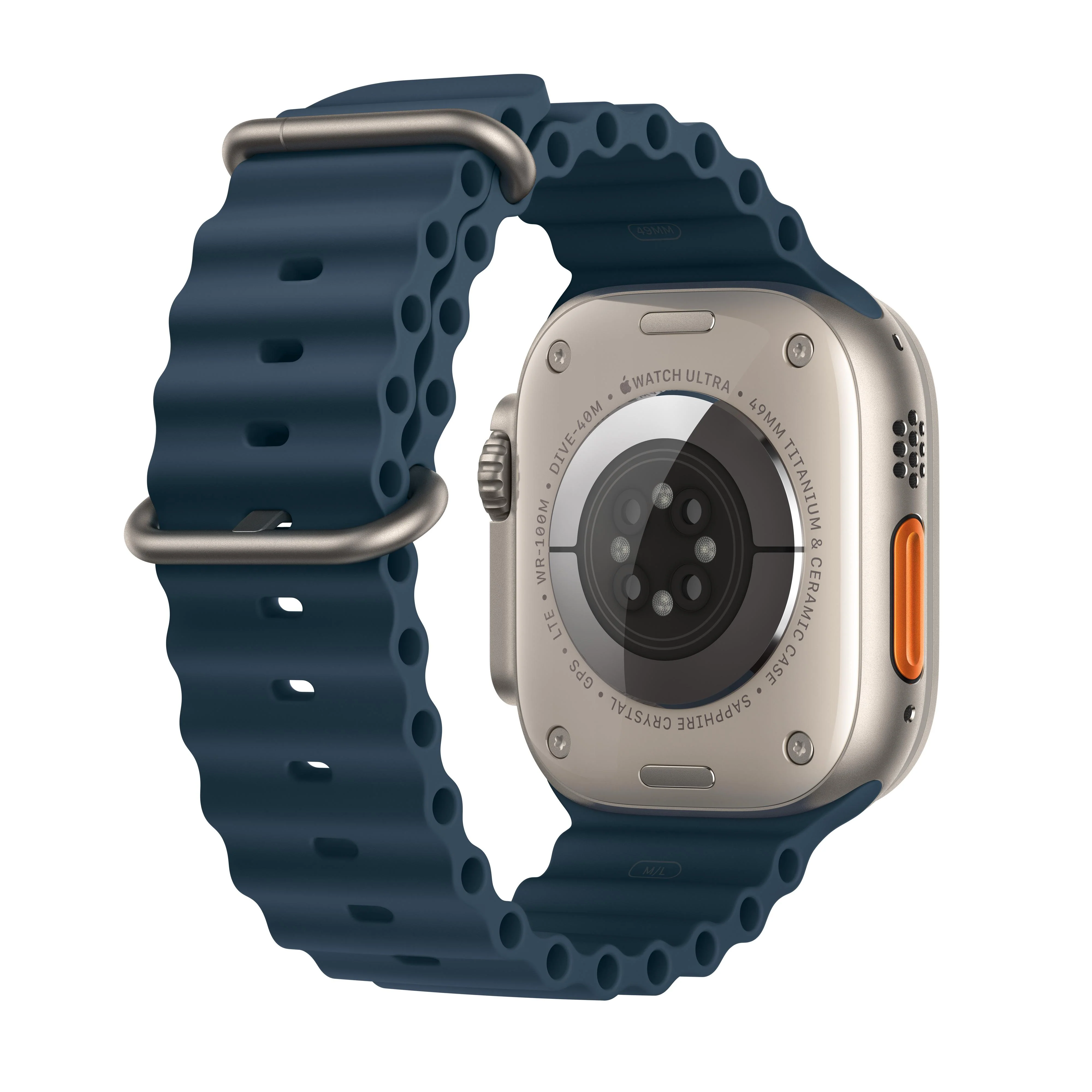 Apple Watch Ultra 2 (GPS + Cellular) - Caja de titanio de 49 mm - Correa Ocean azul - Image 3