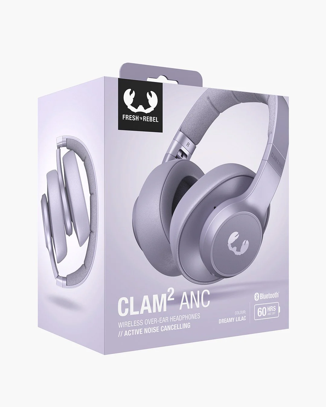 Auriculares inalámbricos Clam 2 de Fresh 'n Rebel - Lila - Con ANC - Image 5