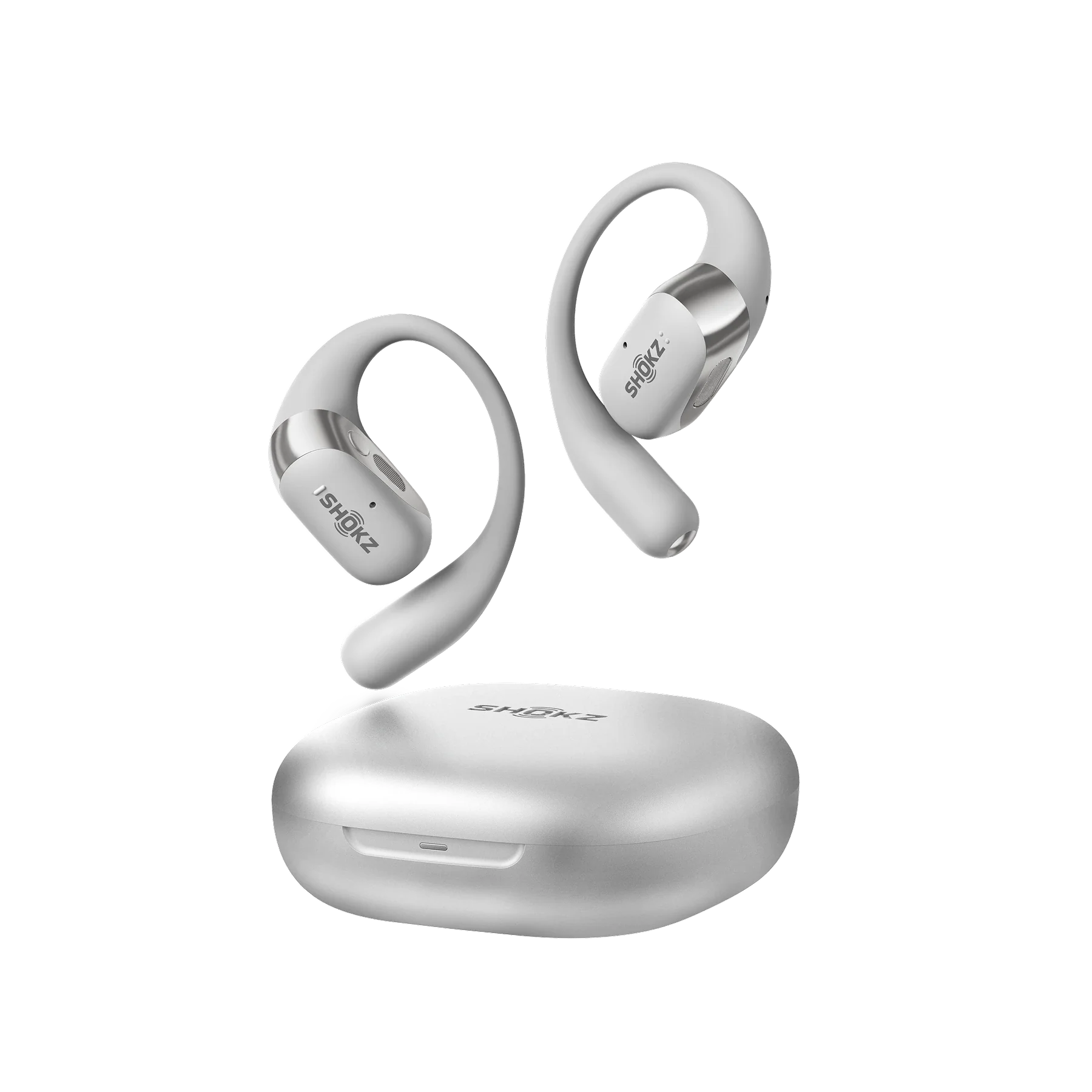 Auriculares deportivos Open Fit 2+ de Shokz - Gris - Image 3