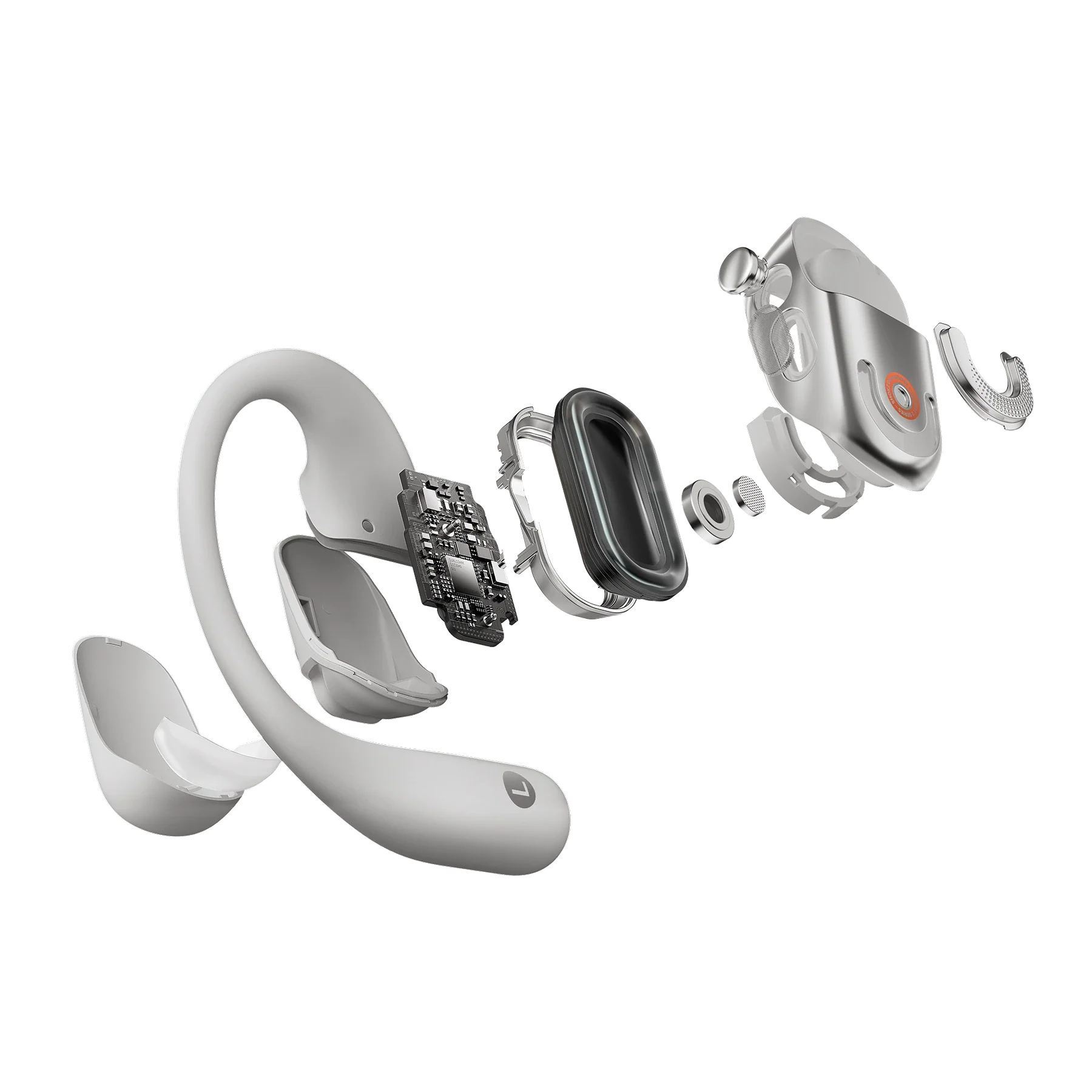 Auriculares deportivos Open Fit 2+ de Shokz - Gris - Image 4