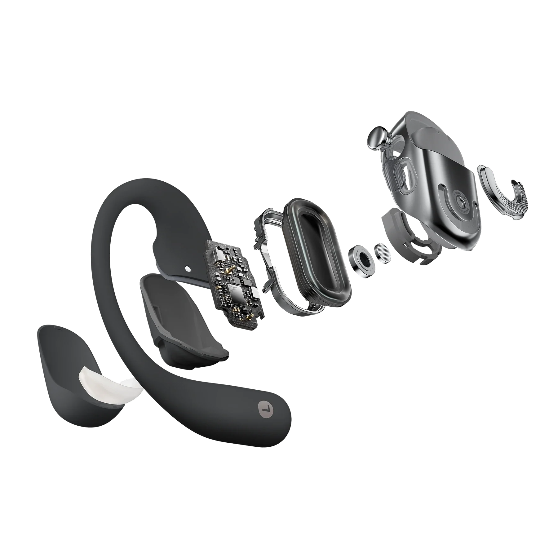 Auriculares deportivos Open Fit 2+ de Shokz - Negro - Image 4