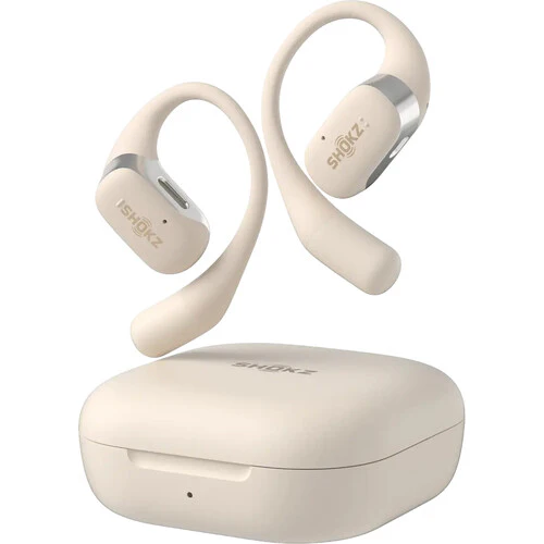 Auriculares inalámbricos OpenFit de Shokz - Beige - Image 6