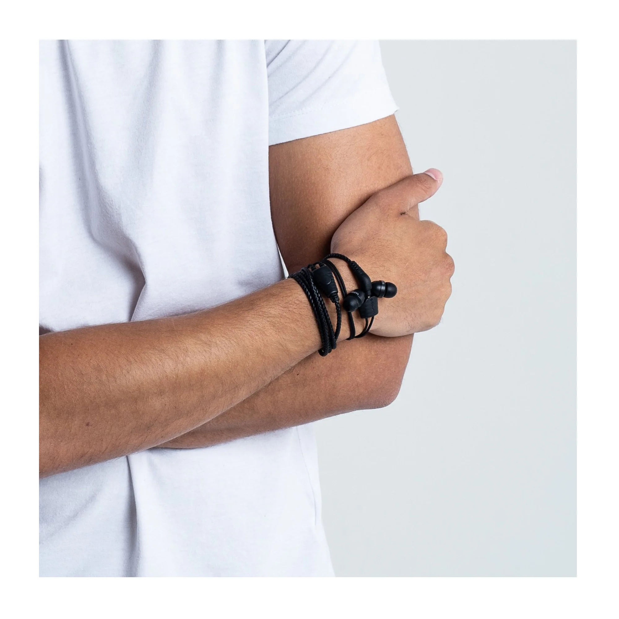 Auriculares con cable Natural de Wraps - Negro - Image 2