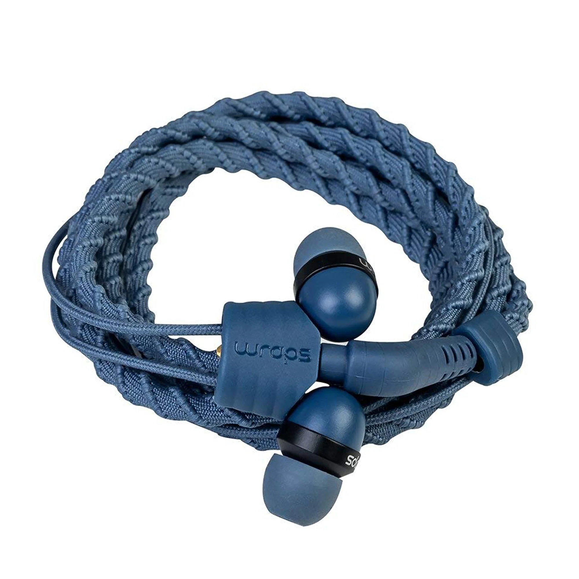Auriculares con cable Talk de Wraps - Azul tejano