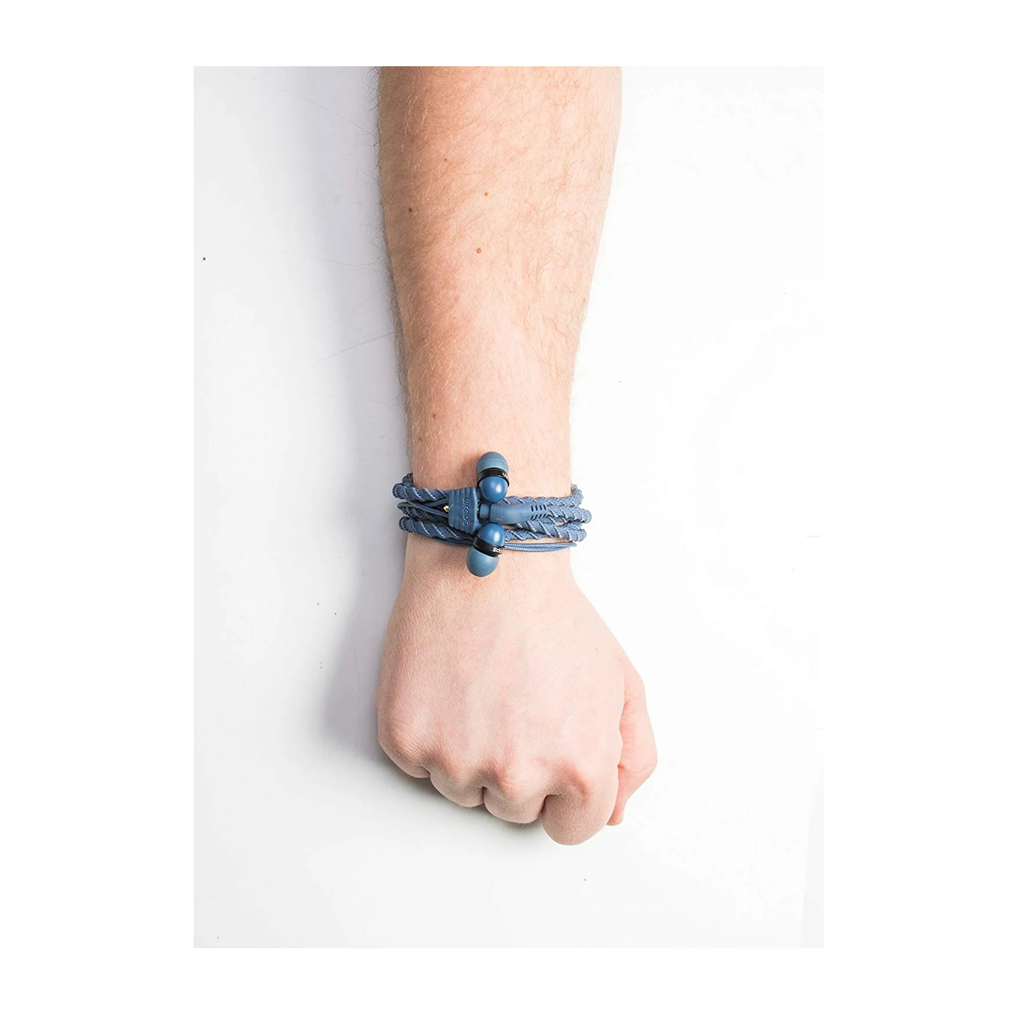 Auriculares con cable Talk de Wraps - Azul tejano - Image 2