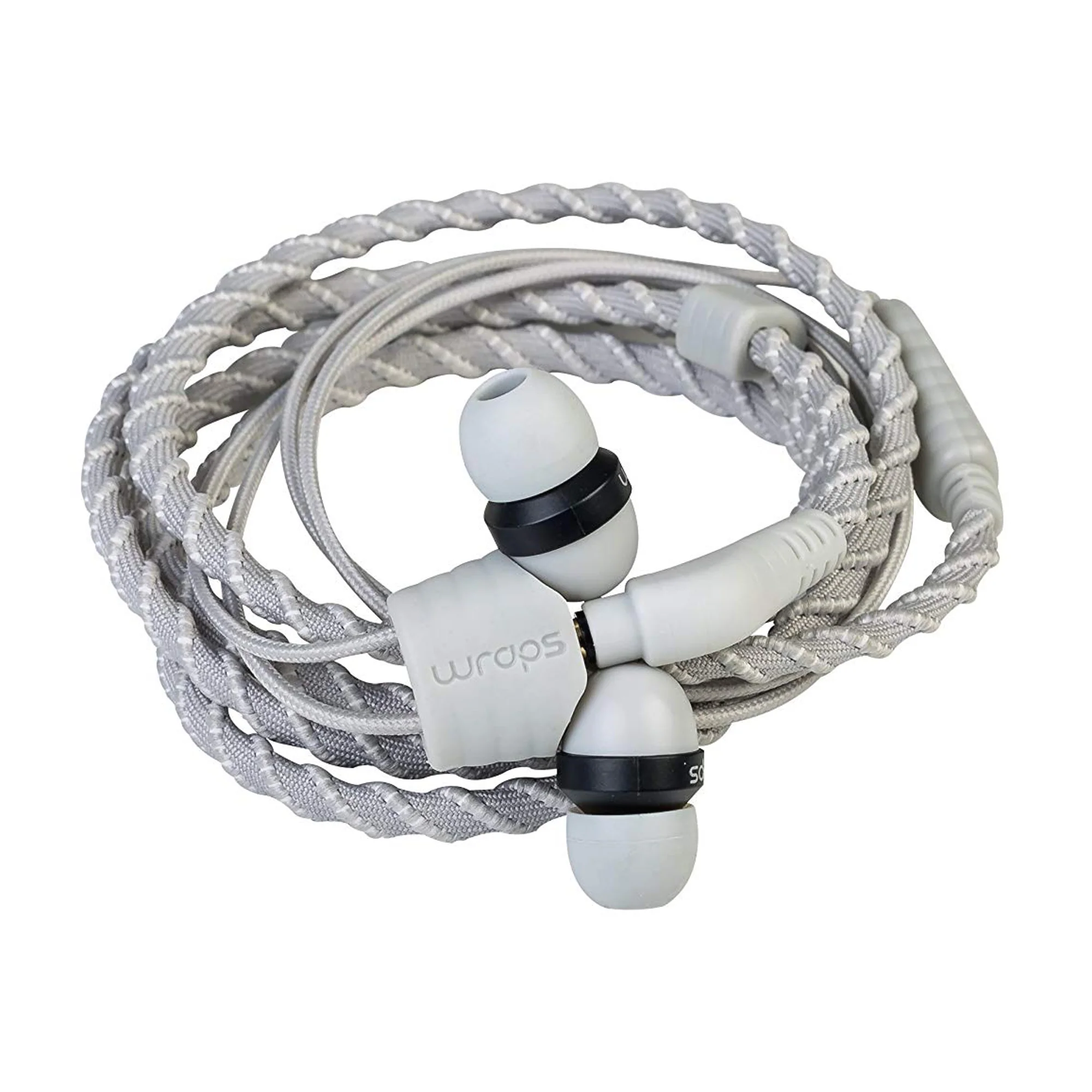 Auriculares con cable Talk de Wraps - Gris claro