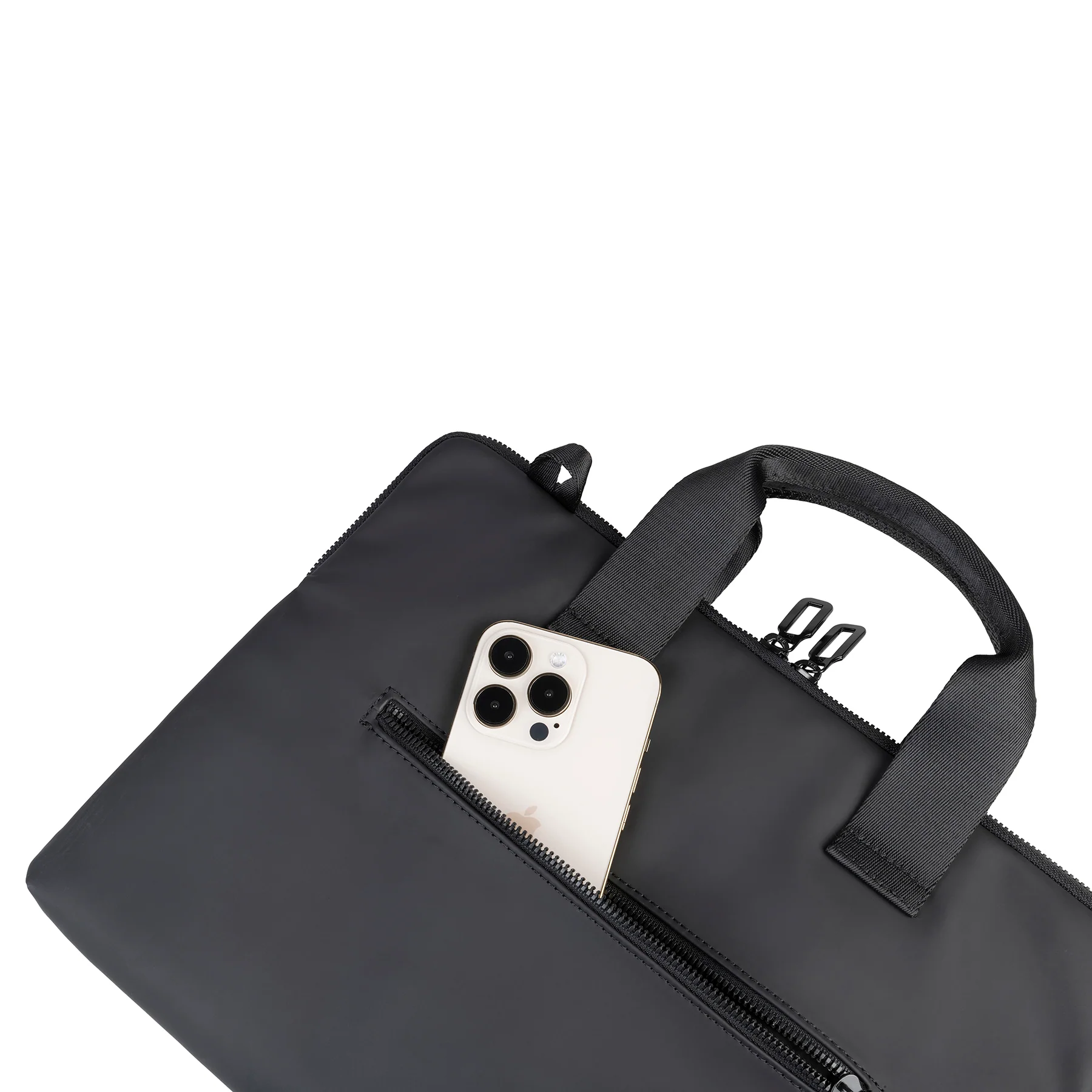 Bandolera para MacBook 14 pulgadas de Tucano Gommo Slim - Negro - Image 5