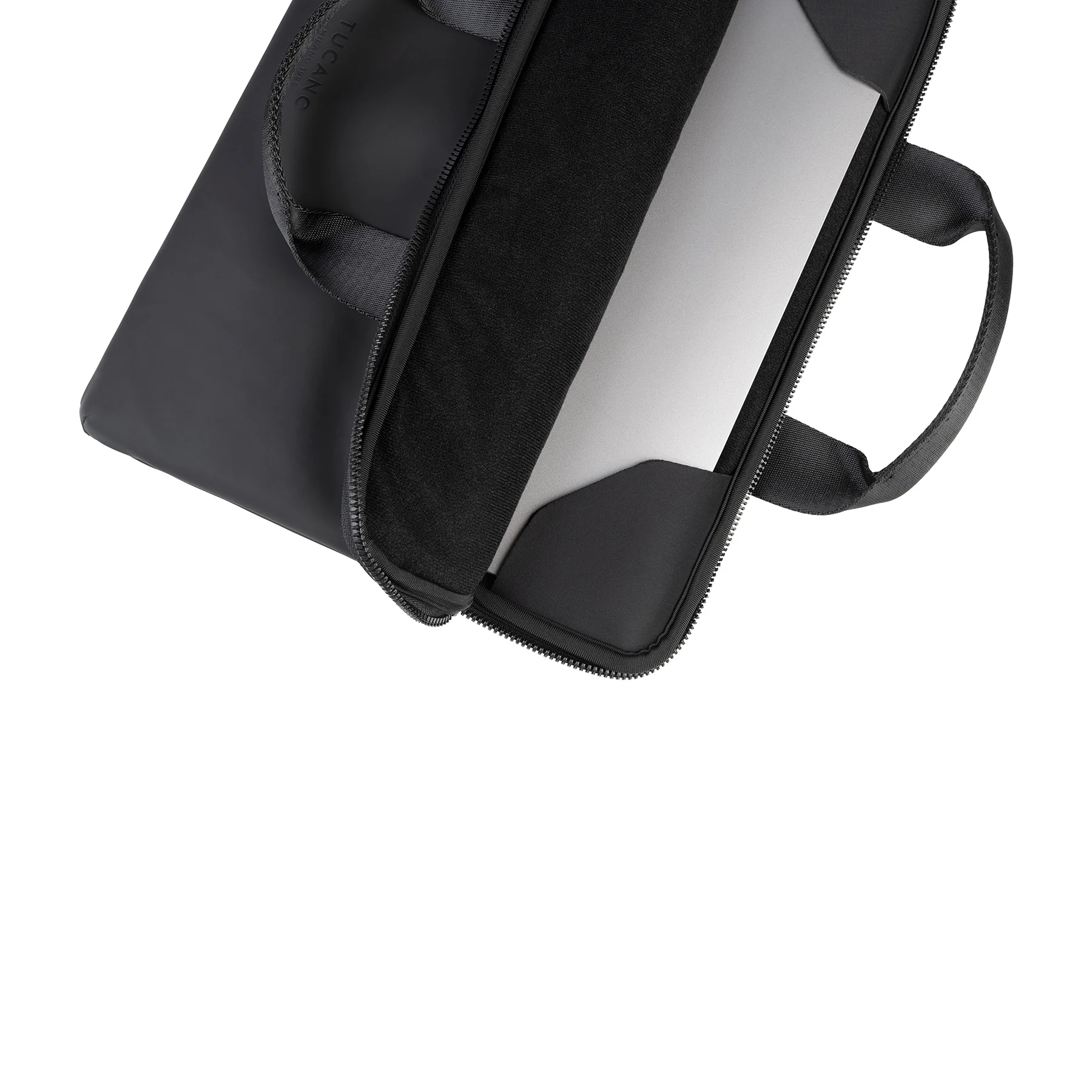 Bandolera para MacBook 14 pulgadas de Tucano Gommo Slim - Negro - Image 6