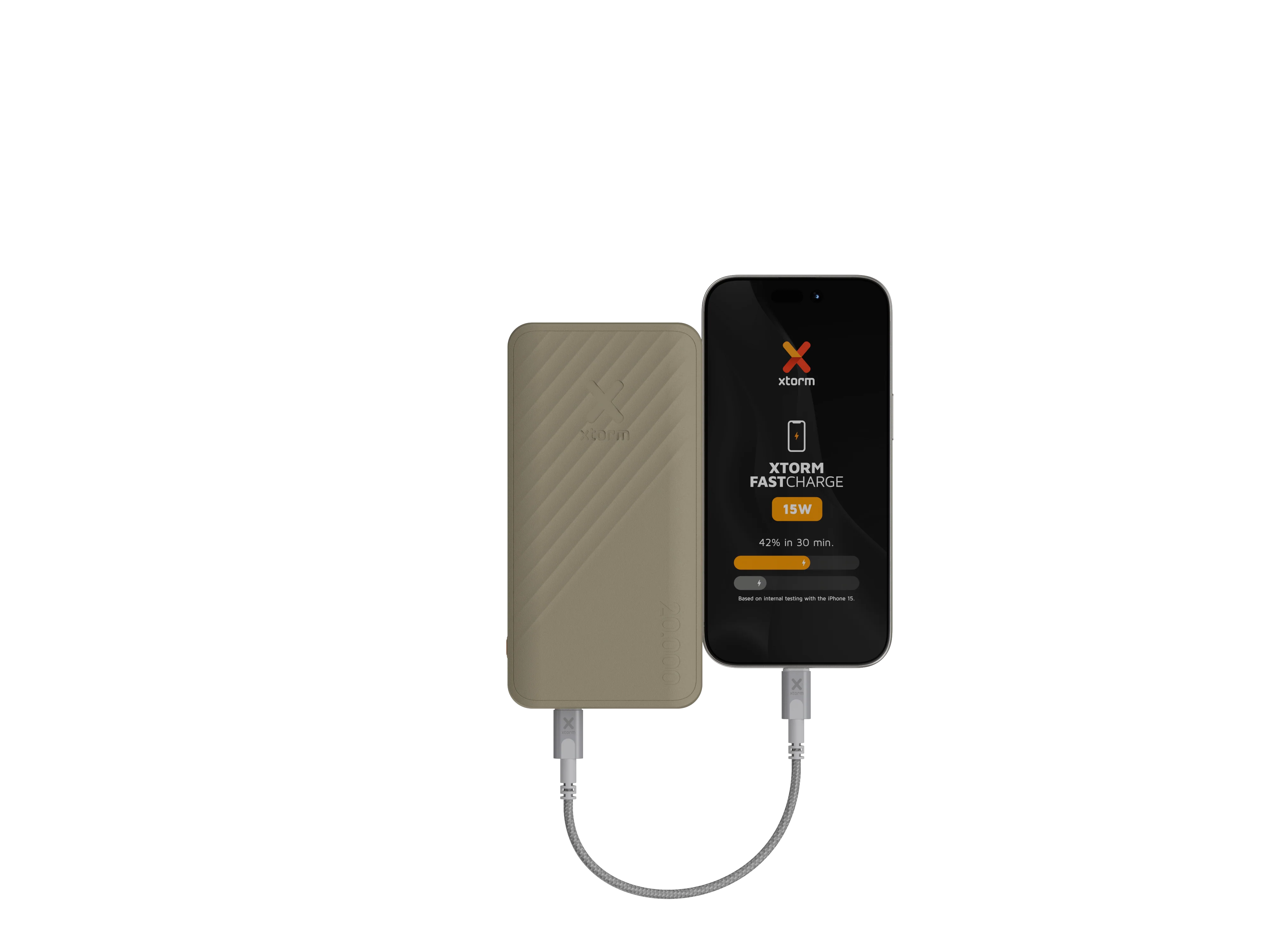 Batería externa de 20.000 mAh Go2 de Xtorm - Arena - Image 5