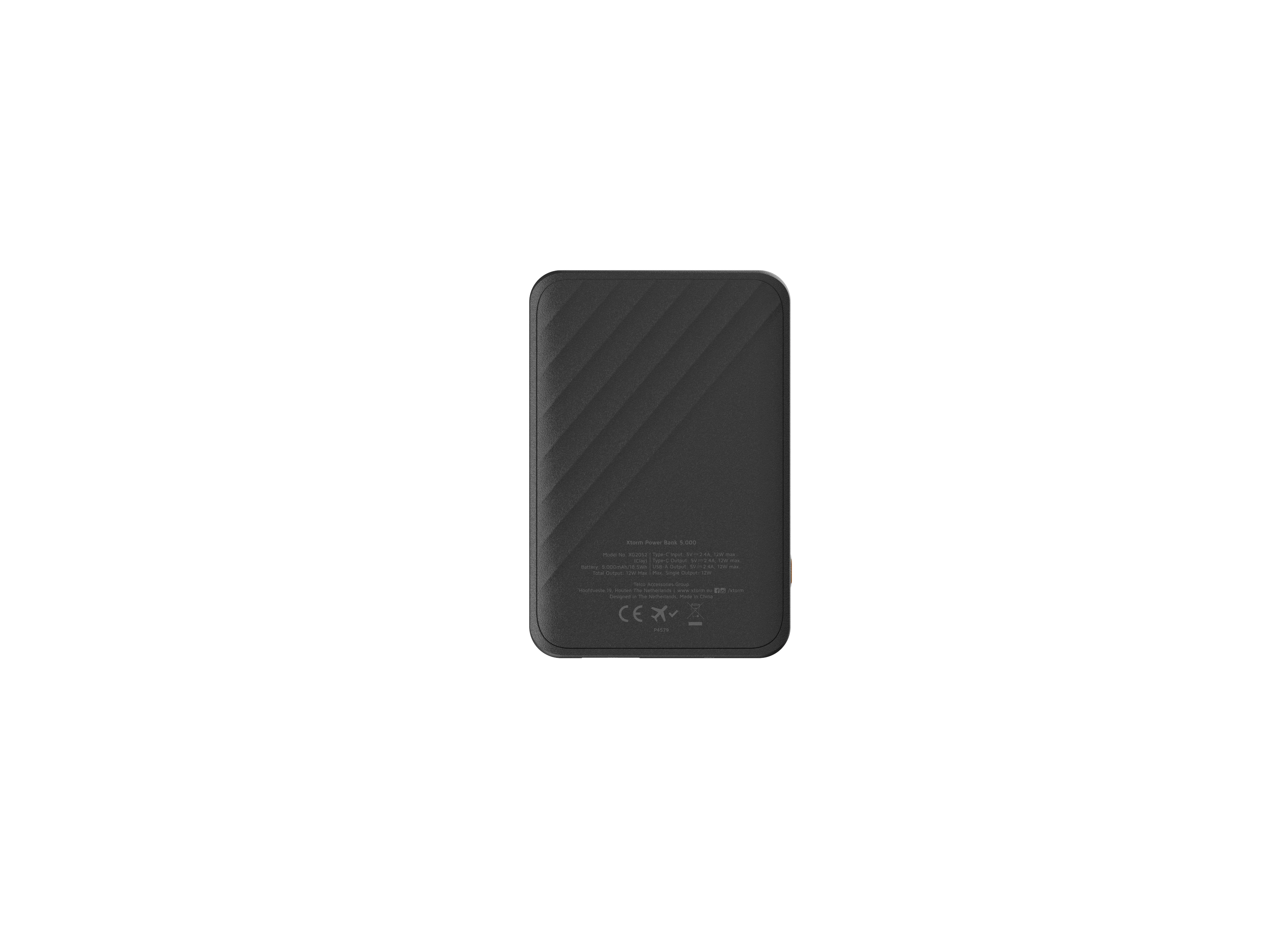 Batería externa de 5.000 mAh Go2 de Xtorm - Negro - Image 6