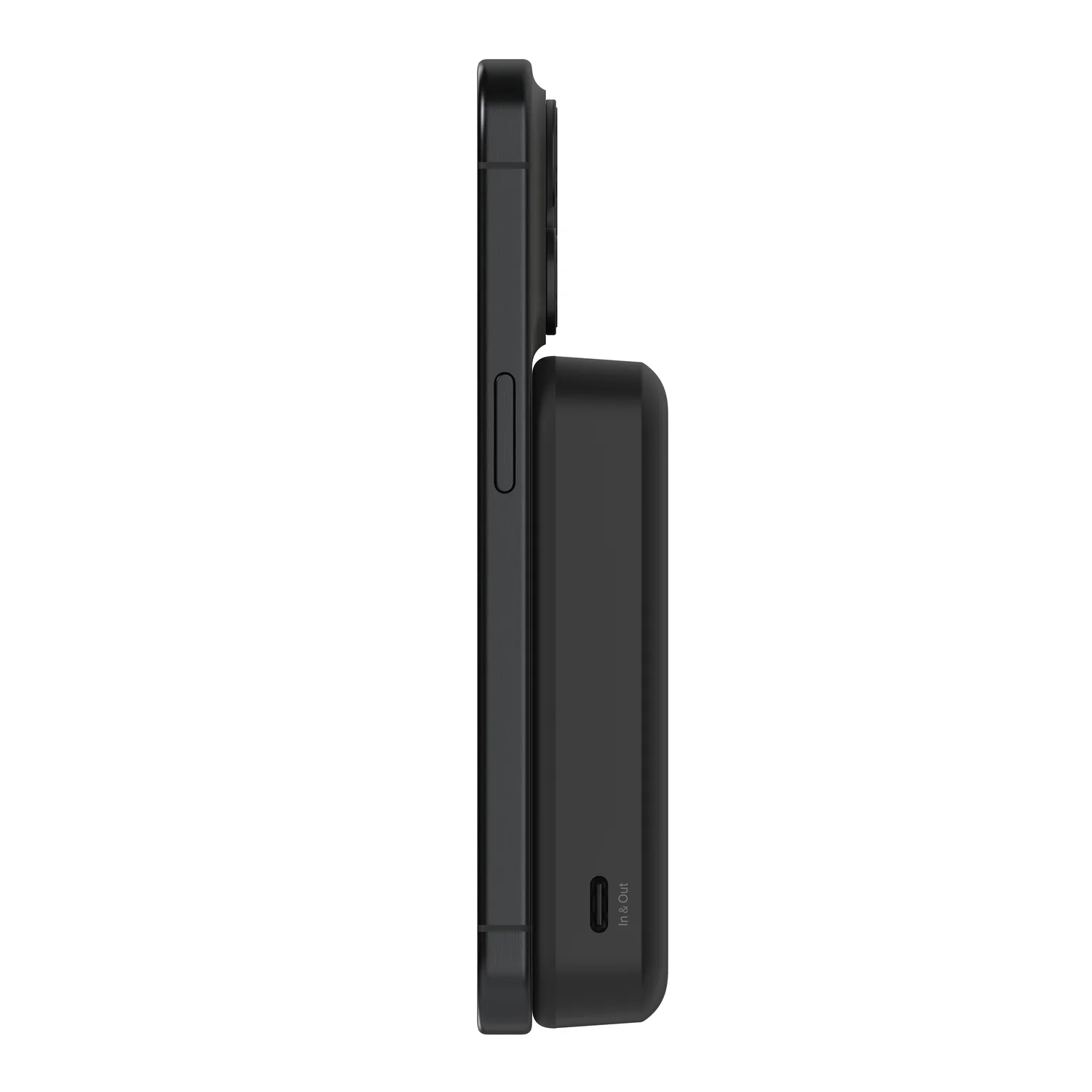 Batería externa de 10,000 mAh Qi2 MagSafe con soporte de Belkin - Negro - Image 3